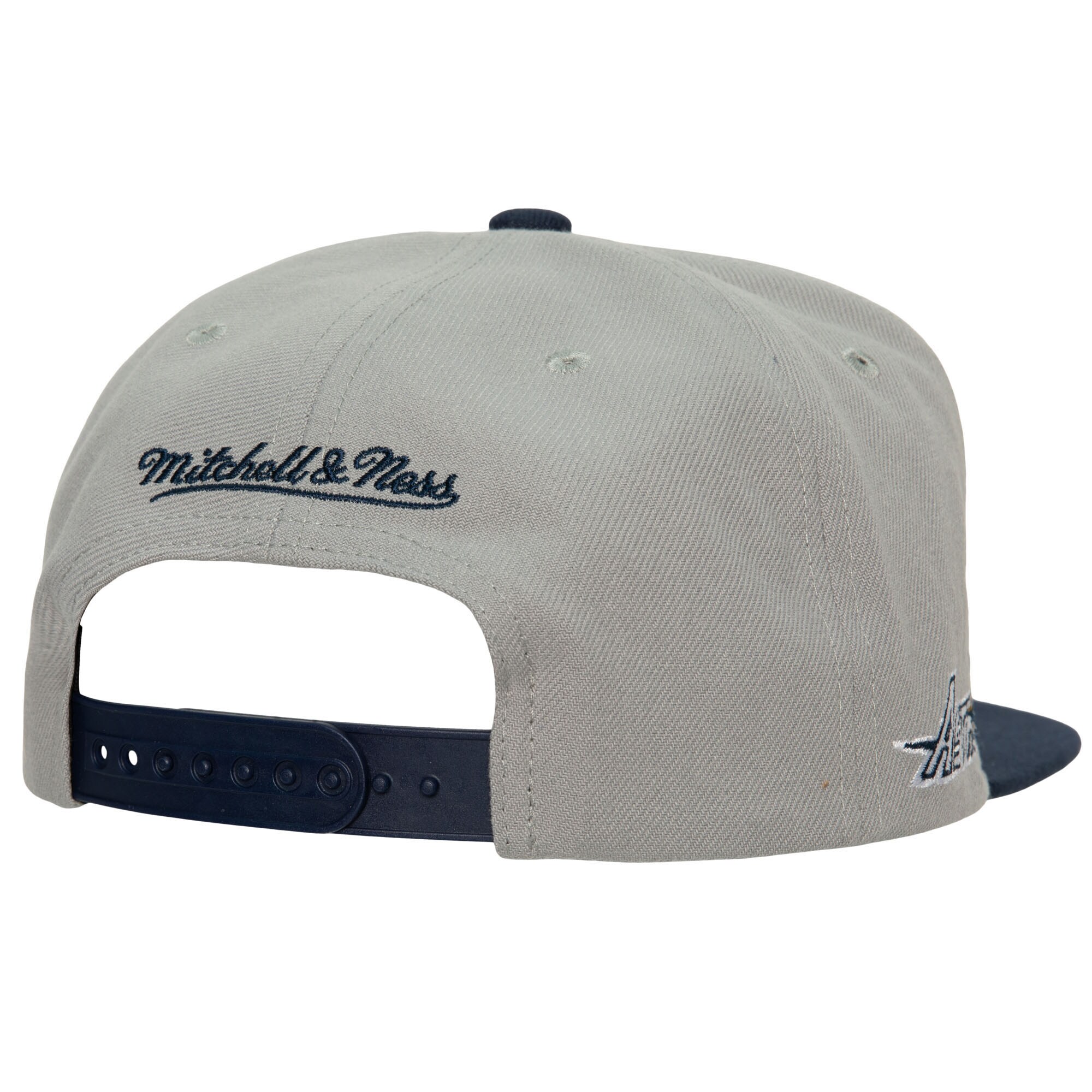Houston Astros Mitchell & Ness Cooperstown Collection Away Snapback Hat - Gray - PersonalJerseys
