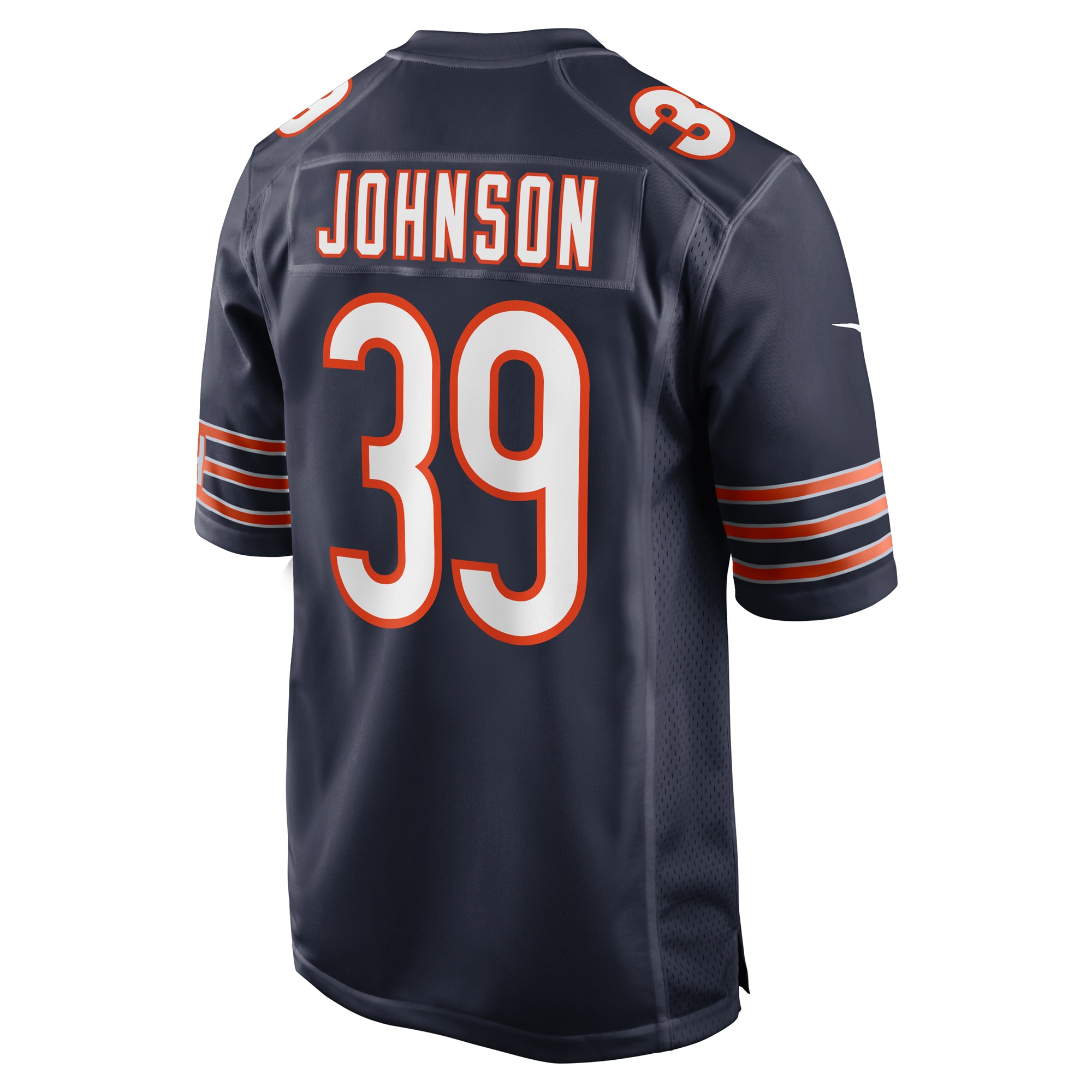 Quindell Johnson Chicago Bears Nike Team Game Jersey -  Navy - PersonalJerseys