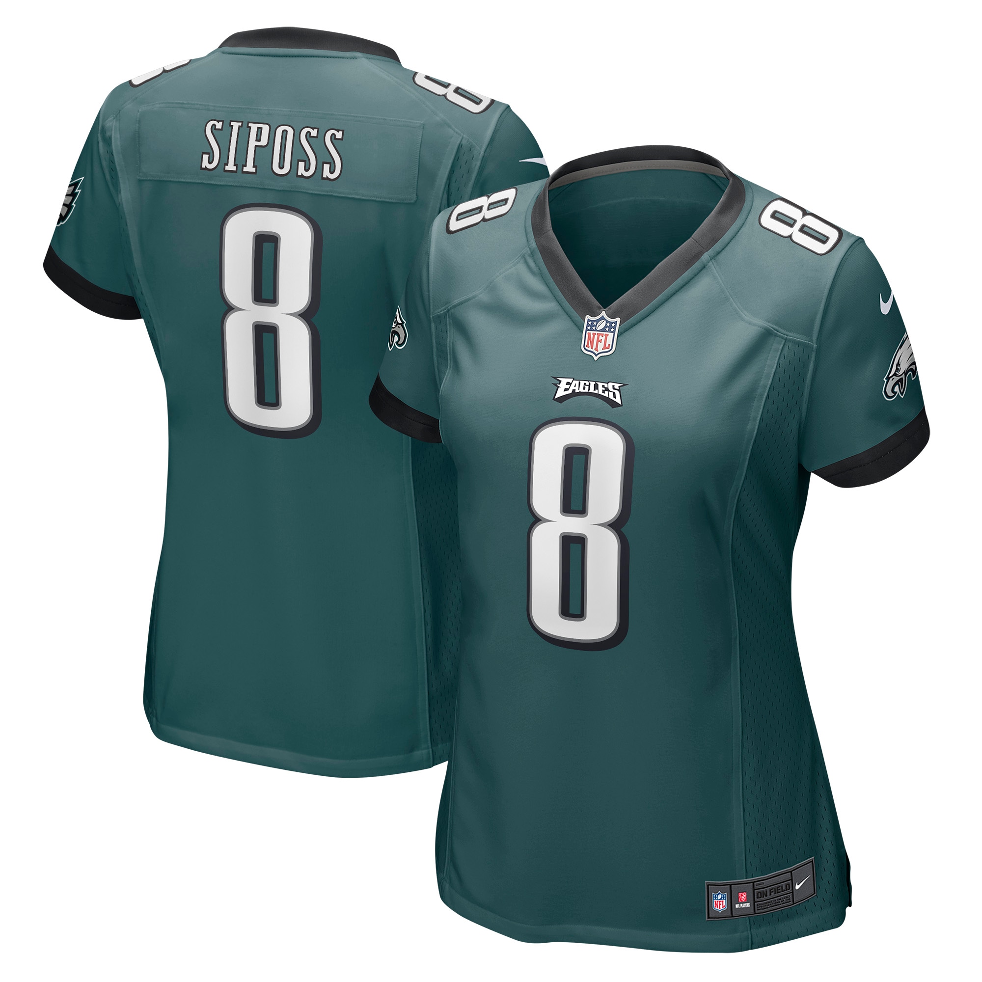 Philadelphia Eagles Arryn Siposs Midnight Green Game Jersey for Youth Women Men - Friend Lounge Store - Shop for All Things Jerseys Sports - PersonalJerseys