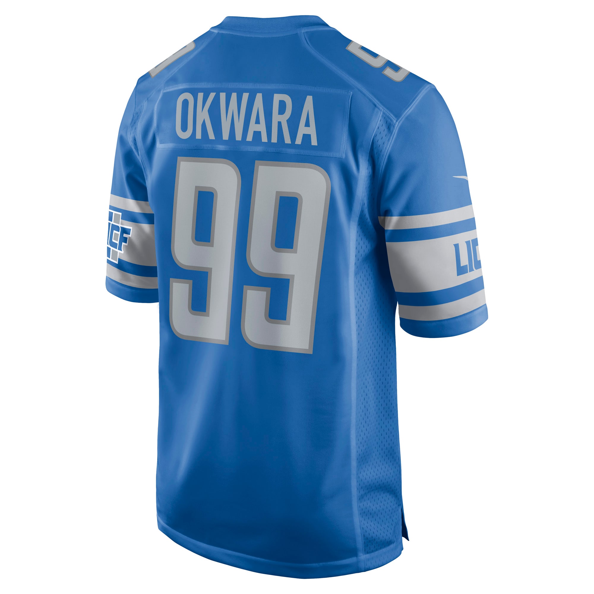 Detroit Lions Julian Okwara Blue Game Player Jersey for Youth Women Men - Friend Lounge Store - Shop for All Things Jerseys Sports - PersonalJerseys