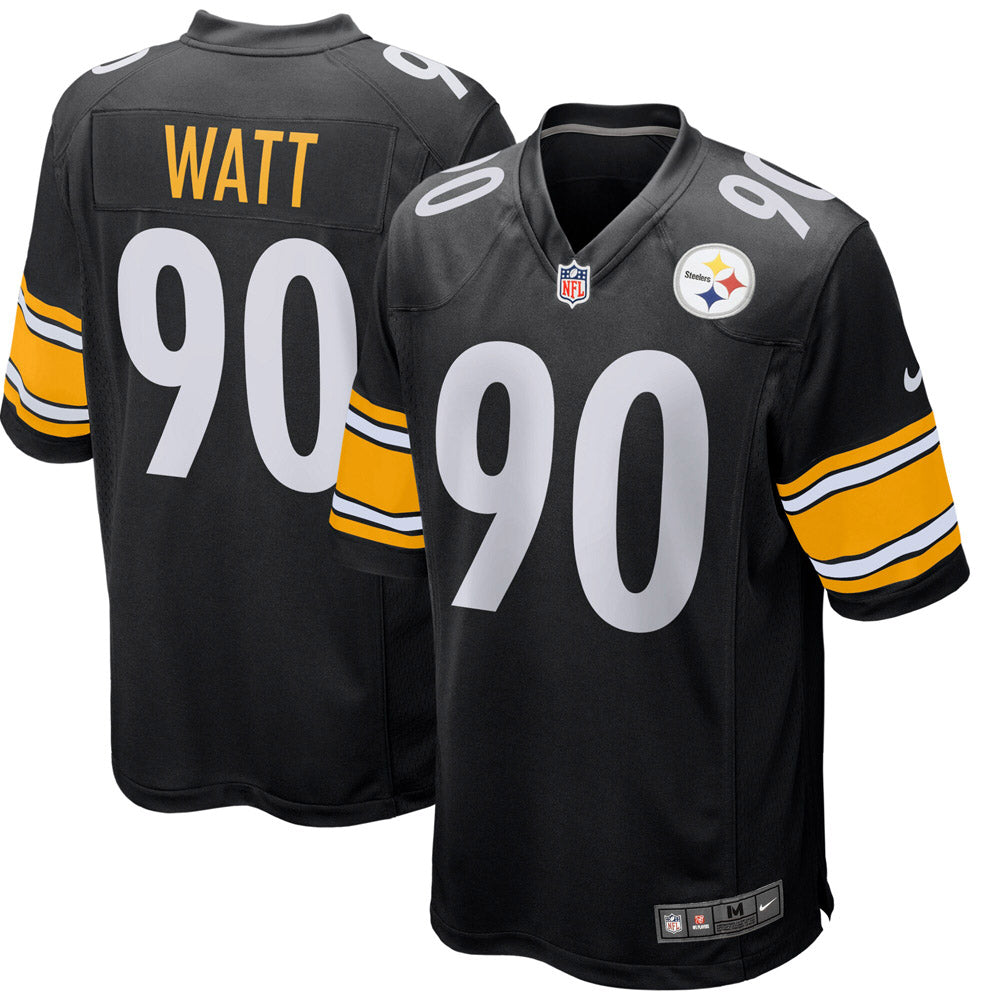 Youth Pittsburgh Steelers T.J. Watt Game Jersey Black - PersonalJerseys