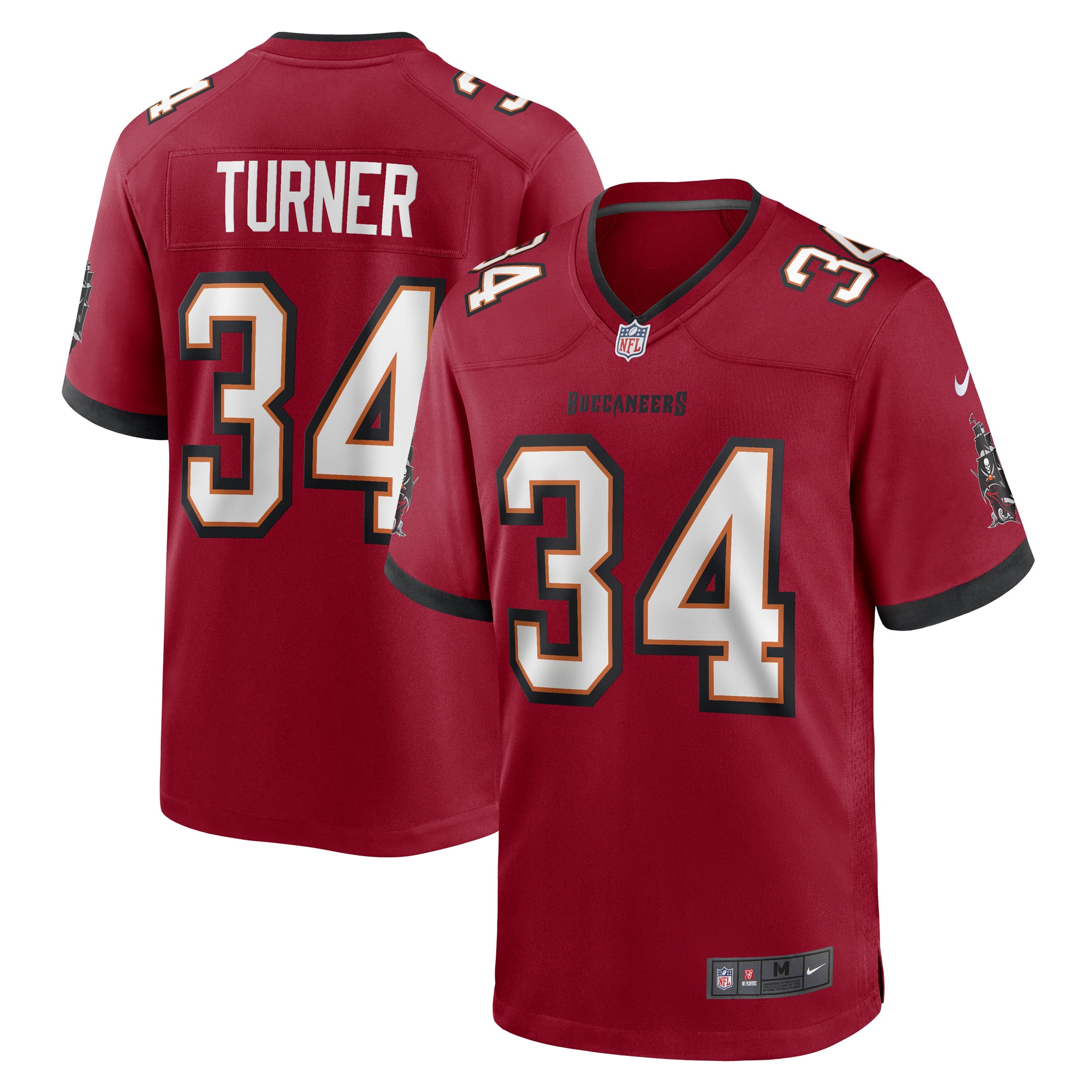 Tampa Bay Buccaneers Nolan Turner Red Game Player Jersey for Youth Women Men - Friend Lounge Store - Shop for All Things Jerseys Sports - PersonalJerseys