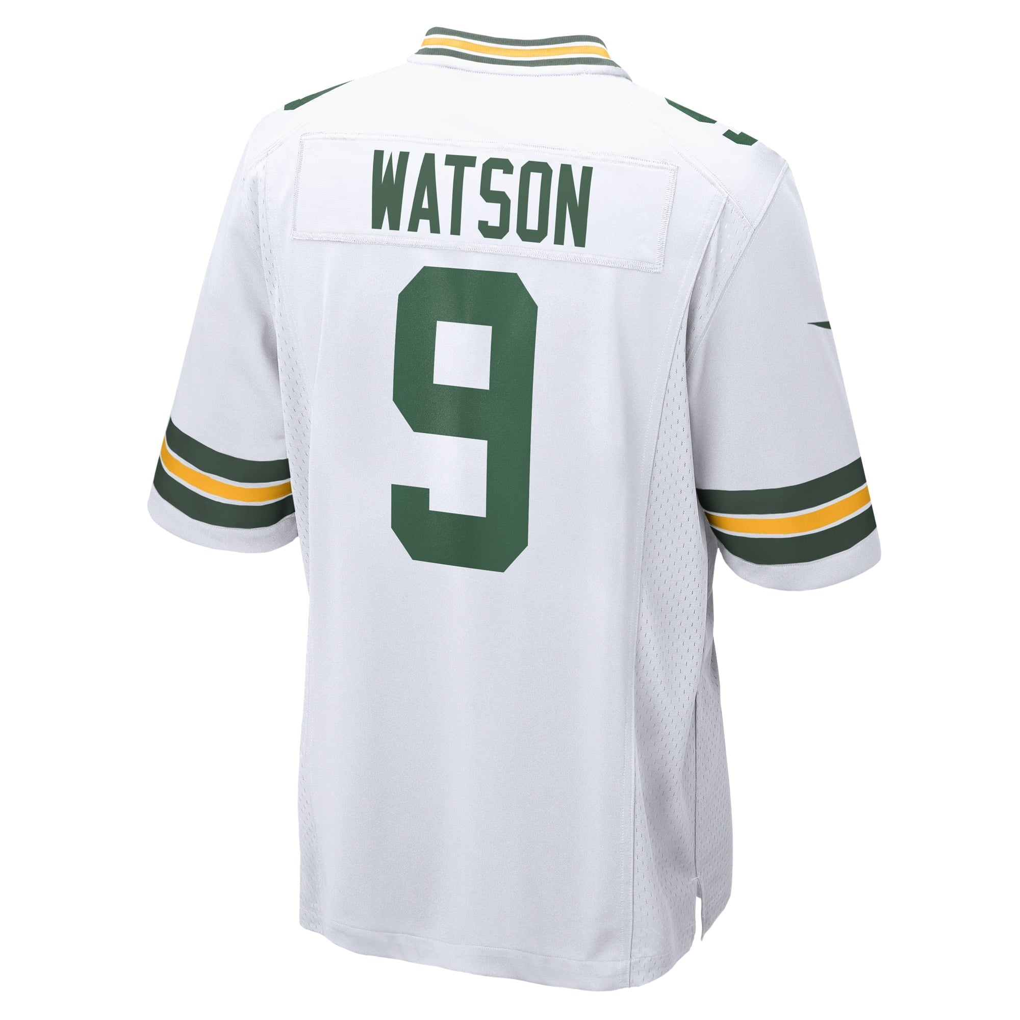 Men's Nike Christian Watson White Green Bay Packers  Game Jersey - PersonalJerseys