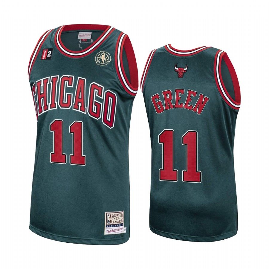 Javonte Green #11 Chicago Bulls Hardwood Classics Jersey Green - Friend Lounge Store - Shop for All Things Jerseys Sports - PersonalJerseys