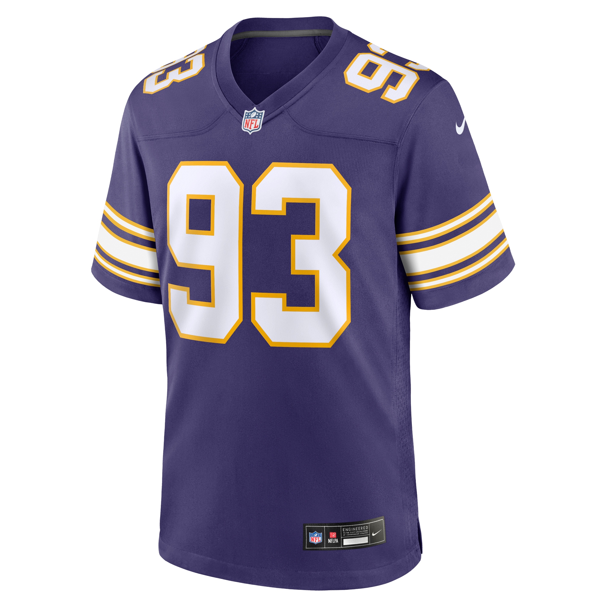 John Randle Minnesota Vikings Nike Classic Player Game Jersey - Purple - PersonalJerseys