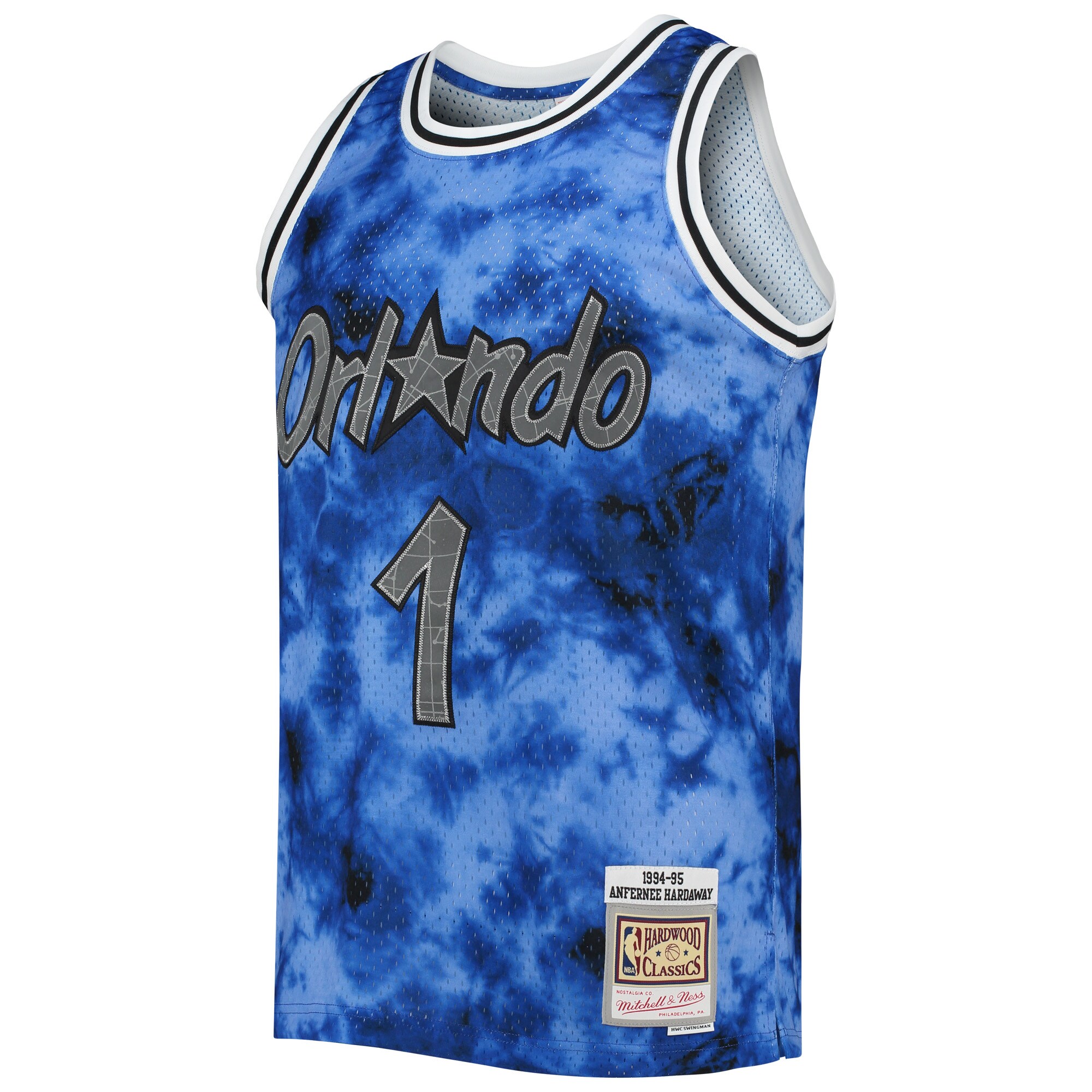 Penny Hardaway Orlando Magic Mitchell & Ness 1994/95 Galaxy Swingman Jersey - Blue - PersonalJerseys