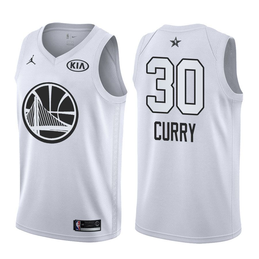 2018 All-Star Warriors Male Stephen Curry #30 White Jersey - Friend Lounge Store - Shop for All Things Jerseys Sports - PersonalJerseys