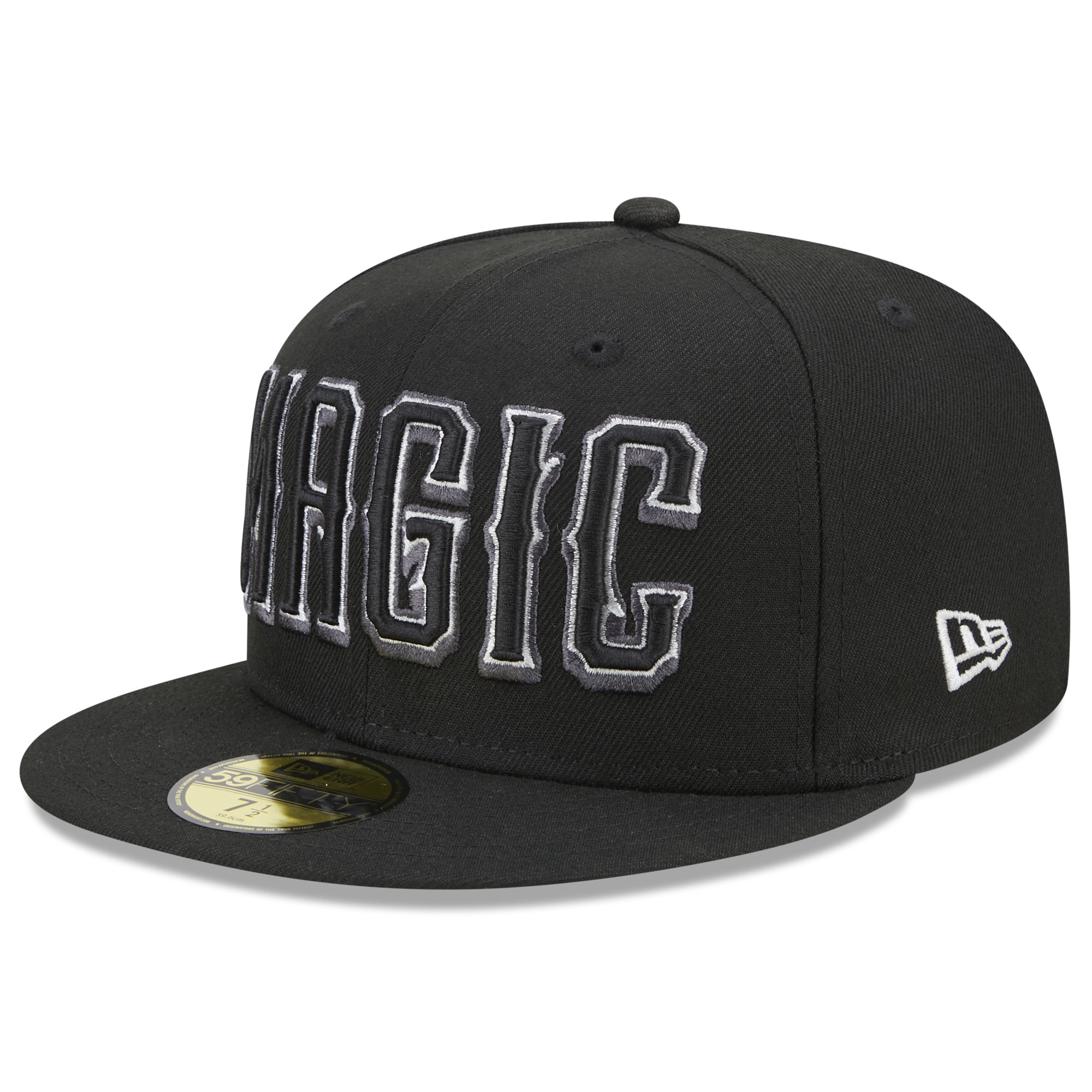 Orlando Magic New Era 2022/23 City Edition Alternate Logo 59FIFTY Fitted Hat - Black - PersonalJerseys