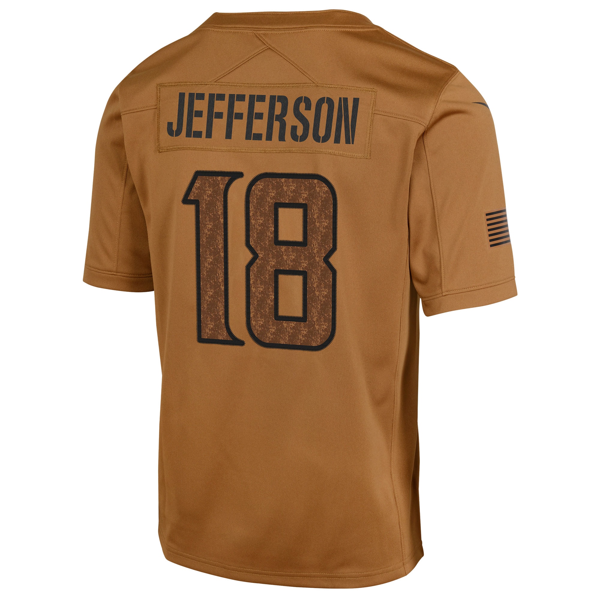 Justin Jefferson Minnesota Vikings Nike Youth 2023 Salute To Service Limited Jersey - Brown - PersonalJerseys