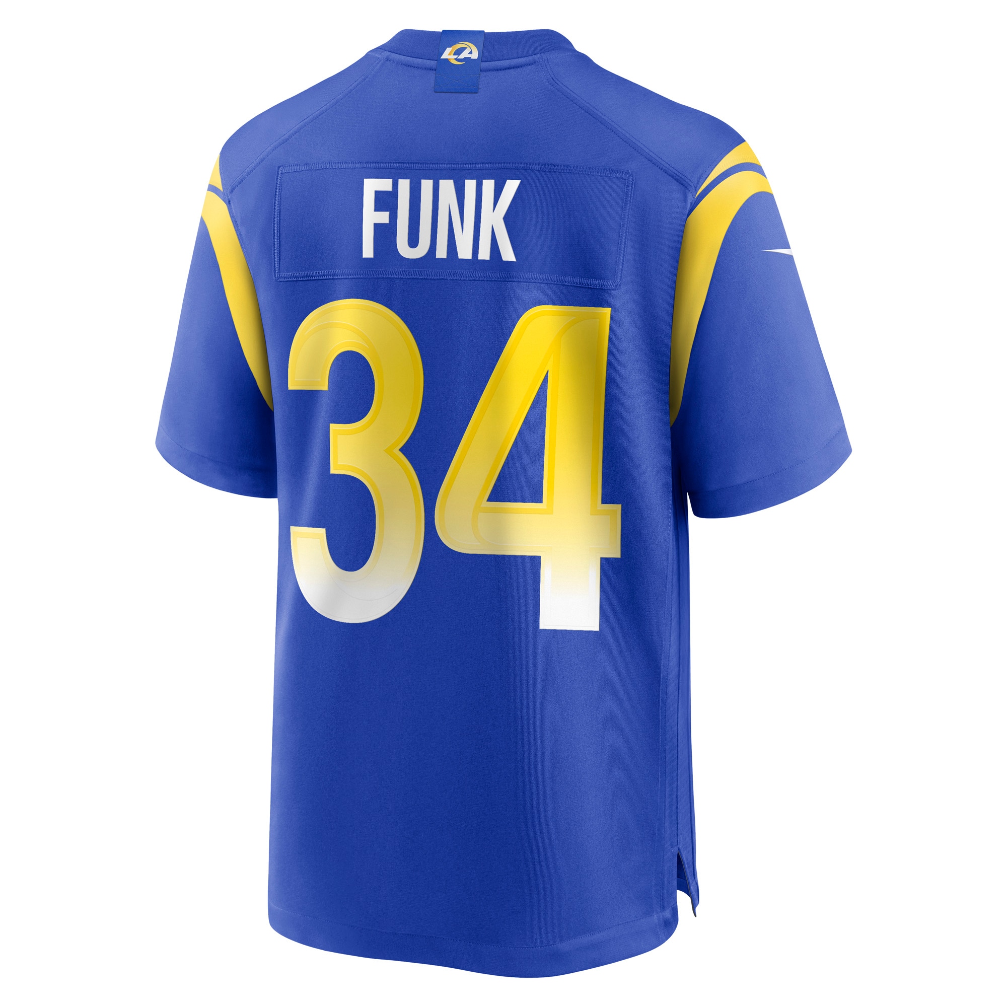 Los Angeles Rams Jake Funk Royal Game Player Jersey for Youth Women Men - Friend Lounge Store - Shop for All Things Jerseys Sports - PersonalJerseys