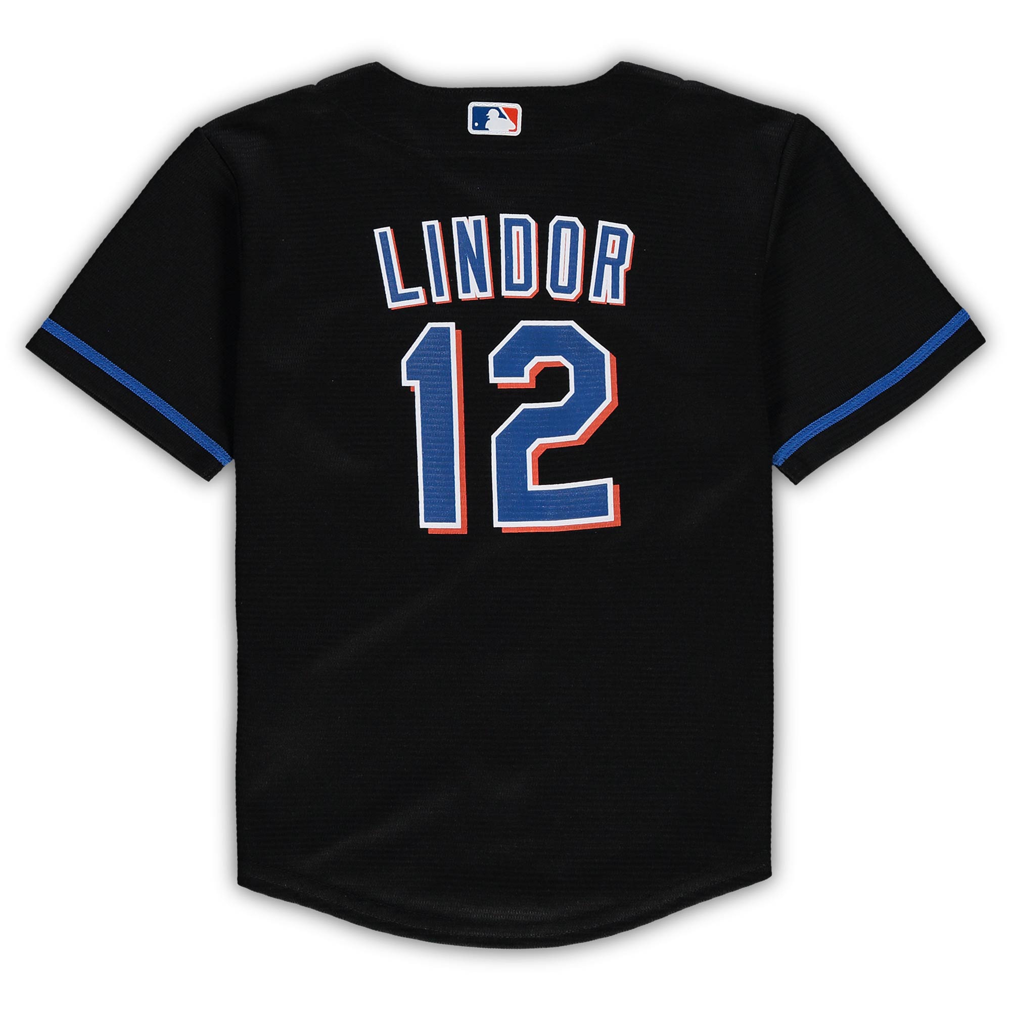 Francisco Lindor New York Mets Nike Toddler Alternate Replica Player Jersey - Black - PersonalJerseys