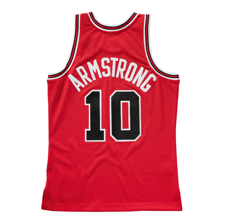 Mens Chicago Bulls B.J. Armstrong Mitchell & Ness Red 1990-91 Hardwood Classics Swingman Jersey - Sports Wear Jersey - PersonalJerseys