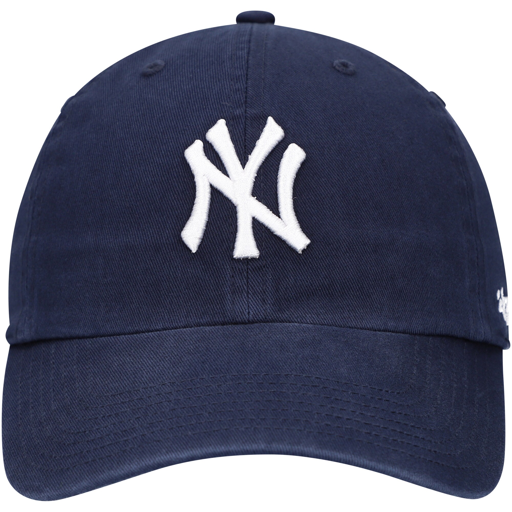 New York Yankees '47 Youth Team Logo Clean Up Adjustable Hat - Navy - PersonalJerseys