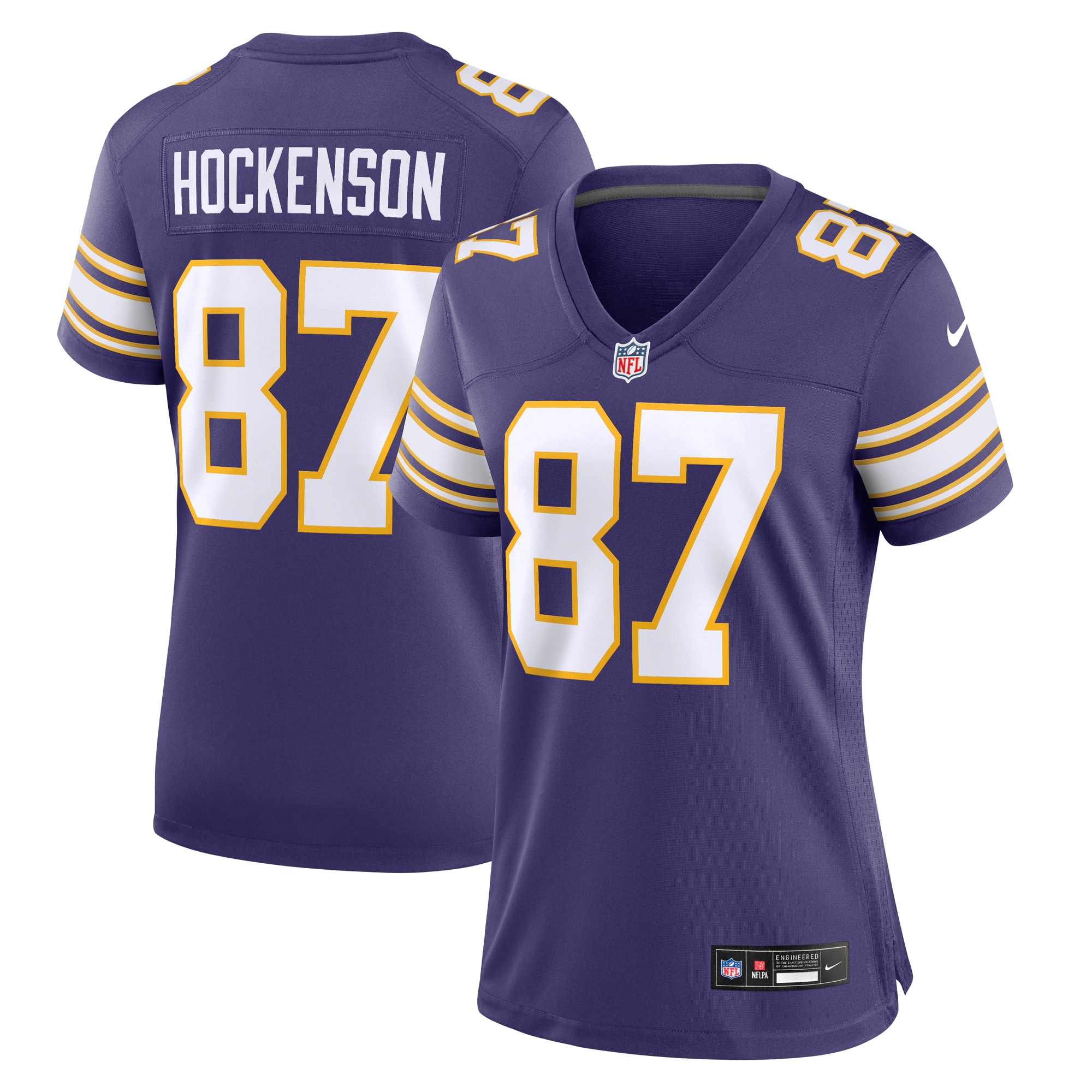T.J. Hockenson Minnesota Vikings Nike Women's Player Jersey - Purple - PersonalJerseys