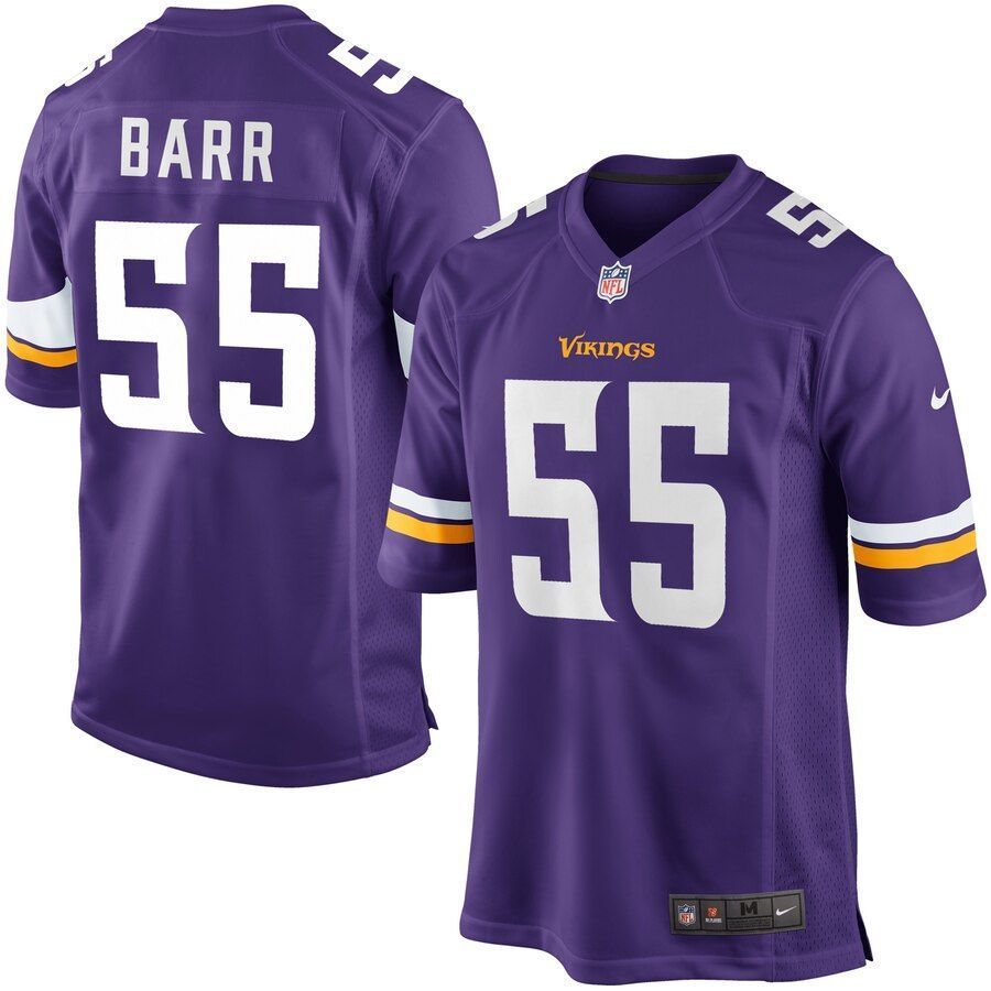 Anthony Barr Minnesota Vikings Game Jersey - Purple - Friend Lounge Store - Shop for All Things Jerseys Sports - PersonalJerseys