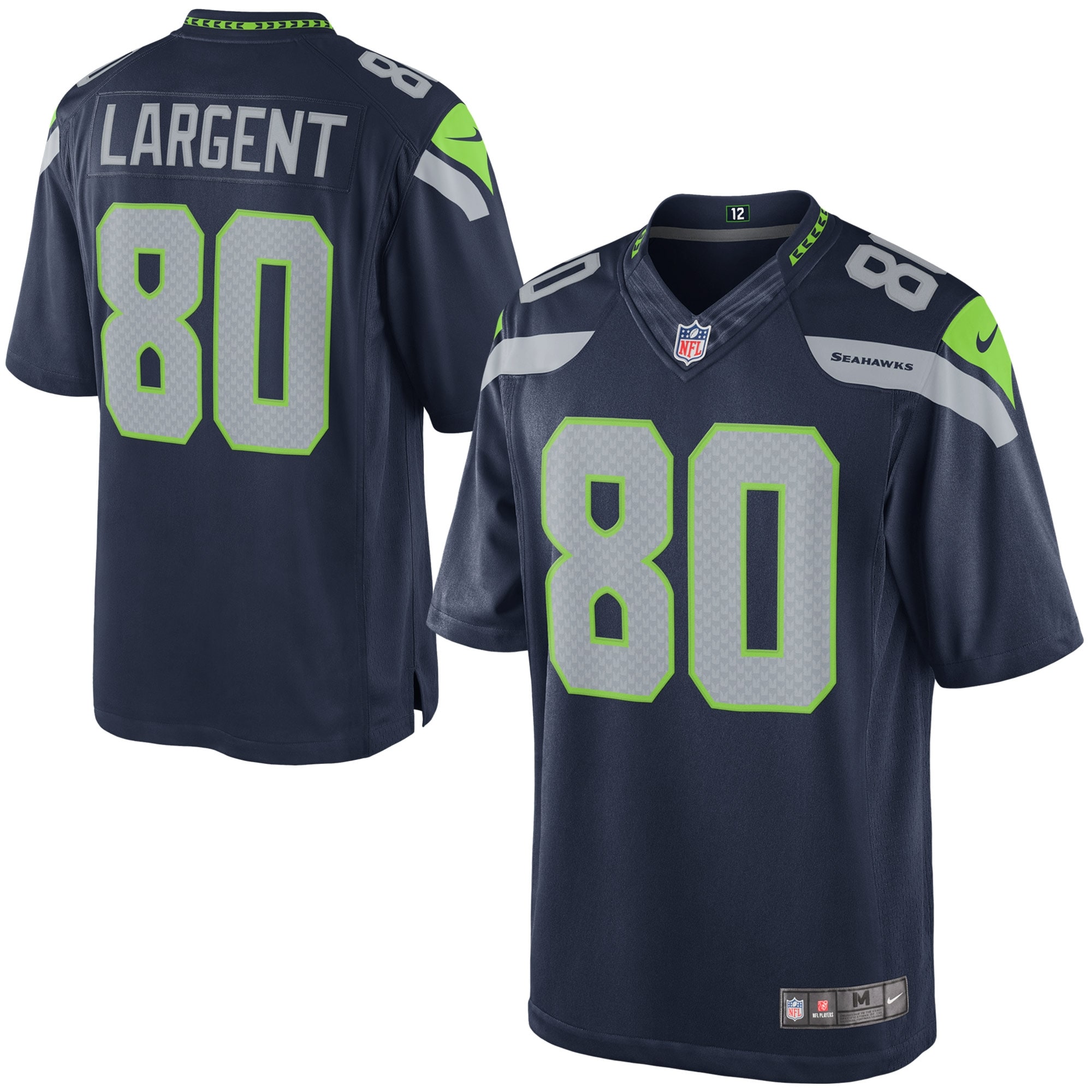 Steve Largent Seattle Seahawks Nike Retired Player Limited Jersey - College Navy - PersonalJerseys