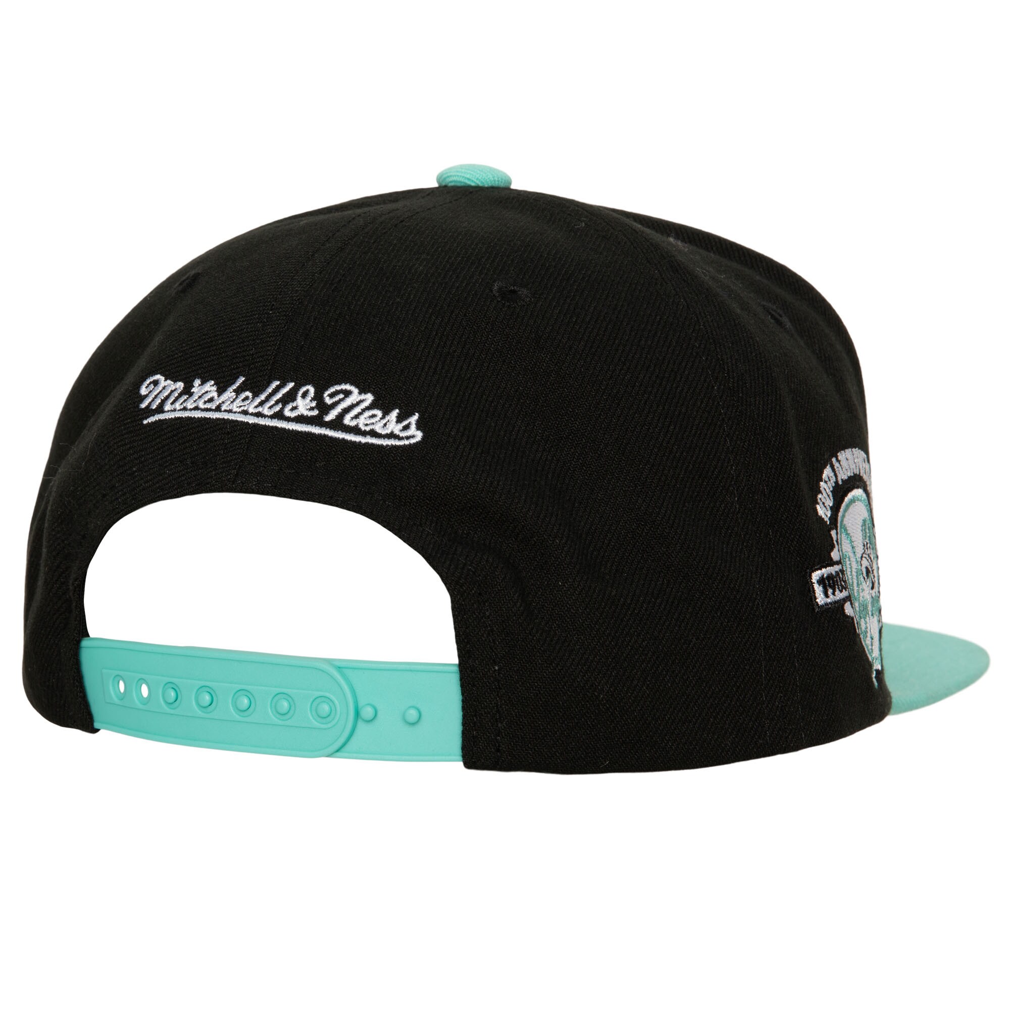 New York Yankees Mitchell & Ness Hometown Snapback Hat - Black/Teal - PersonalJerseys