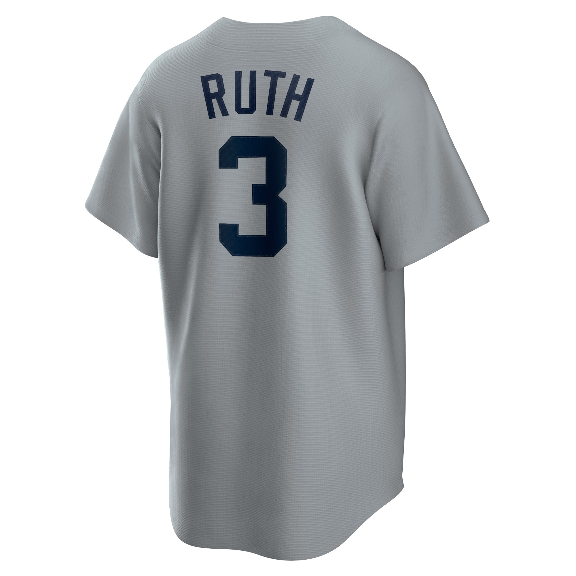 Babe Ruth New York Yankees Nike Road Cooperstown Collection Player Jersey - Gray - PersonalJerseys