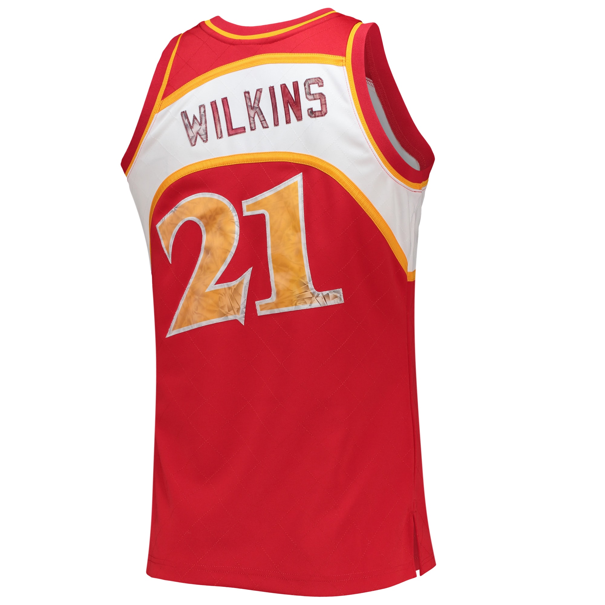 Dominique Wilkins Atlanta Hawks Mitchell &Ness 1996-97 Hardwood Classics NBA 75th Anniversary Diamond Swingman Jersey - Red - PersonalJerseys