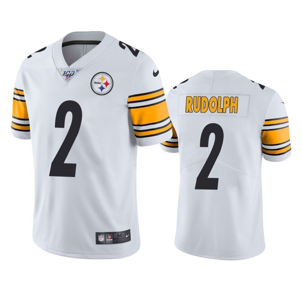 Pittsburgh Steelers Mason Rudolph White 100th Season Vapor Limited Jersey - Friend Lounge Store - Shop for All Things Jerseys Sports - PersonalJerseys
