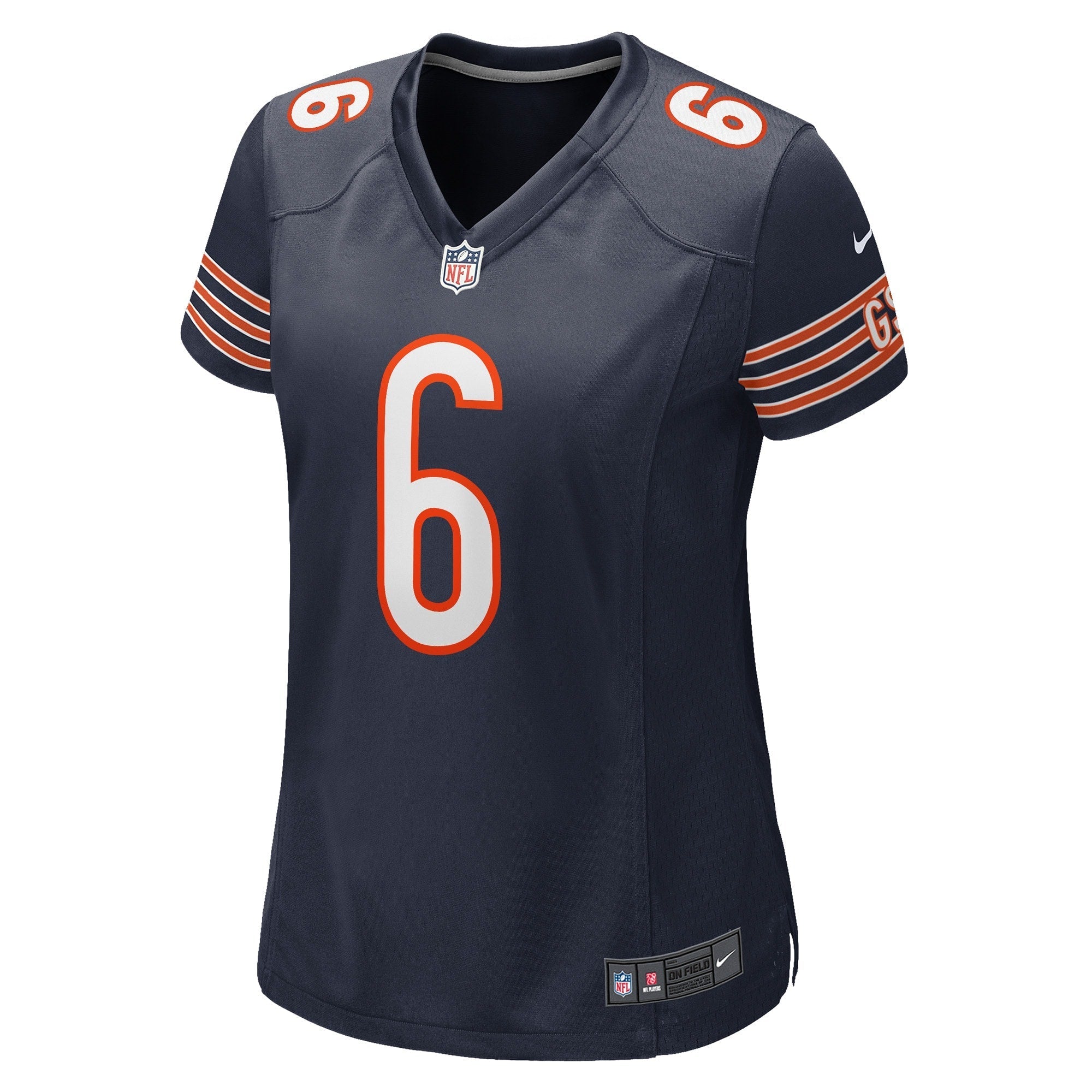 Women's Nike Kyler Gordon Navy Chicago Bears Game Player Jersey - PersonalJerseys
