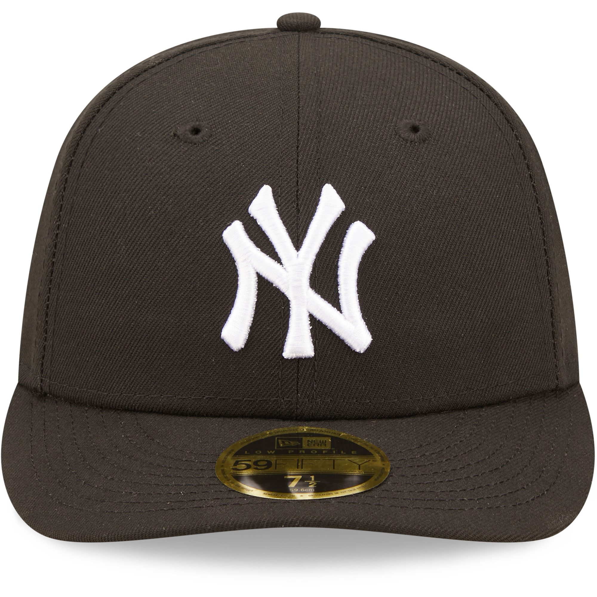 New York Yankees New Era Black & White Low Profile 59FIFTY Fitted Hat - PersonalJerseys