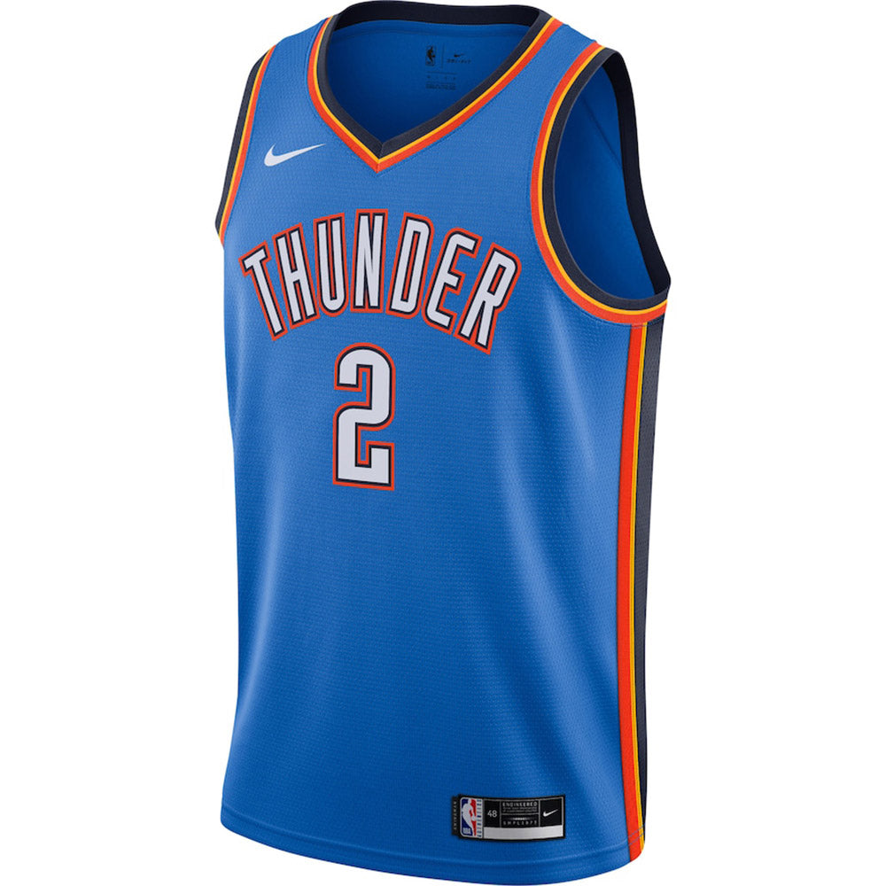 Youth Oklahoma City Thunder Shai Gilgeous-Alexander Icon Edition Jersey - Blue - PersonalJerseys