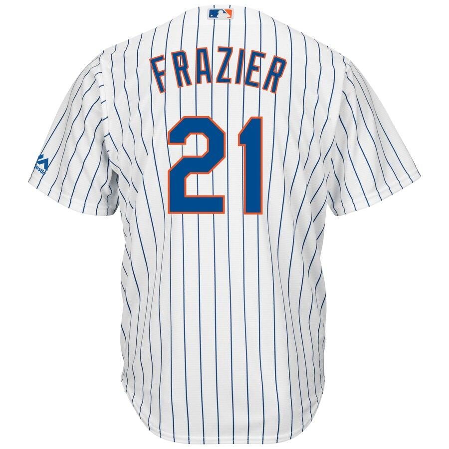 Todd Frazier New York Mets Majestic Official Cool Base Player Jersey - White Royal - Friend Lounge Store - Shop for All Things Jerseys Sports - PersonalJerseys