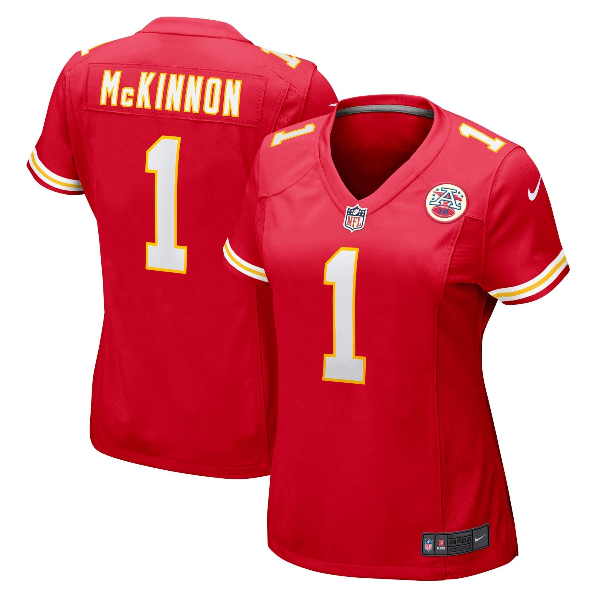 Women's Nike Jerick McKinnon Red Kansas City Chiefs Game Player Jersey - PersonalJerseys