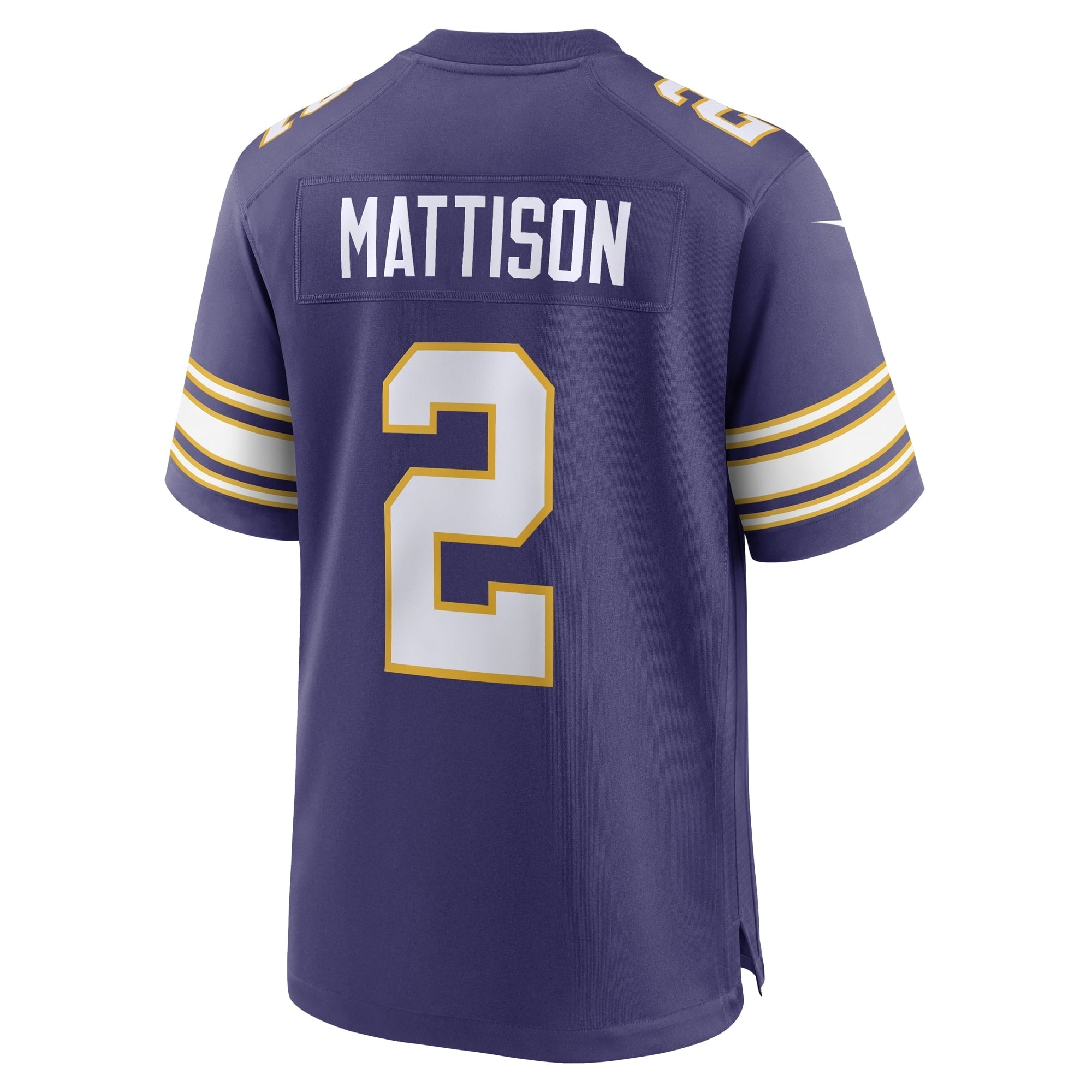 Men's Nike Alexander Mattison Purple Minnesota Vikings Classic Player Game Jersey - PersonalJerseys