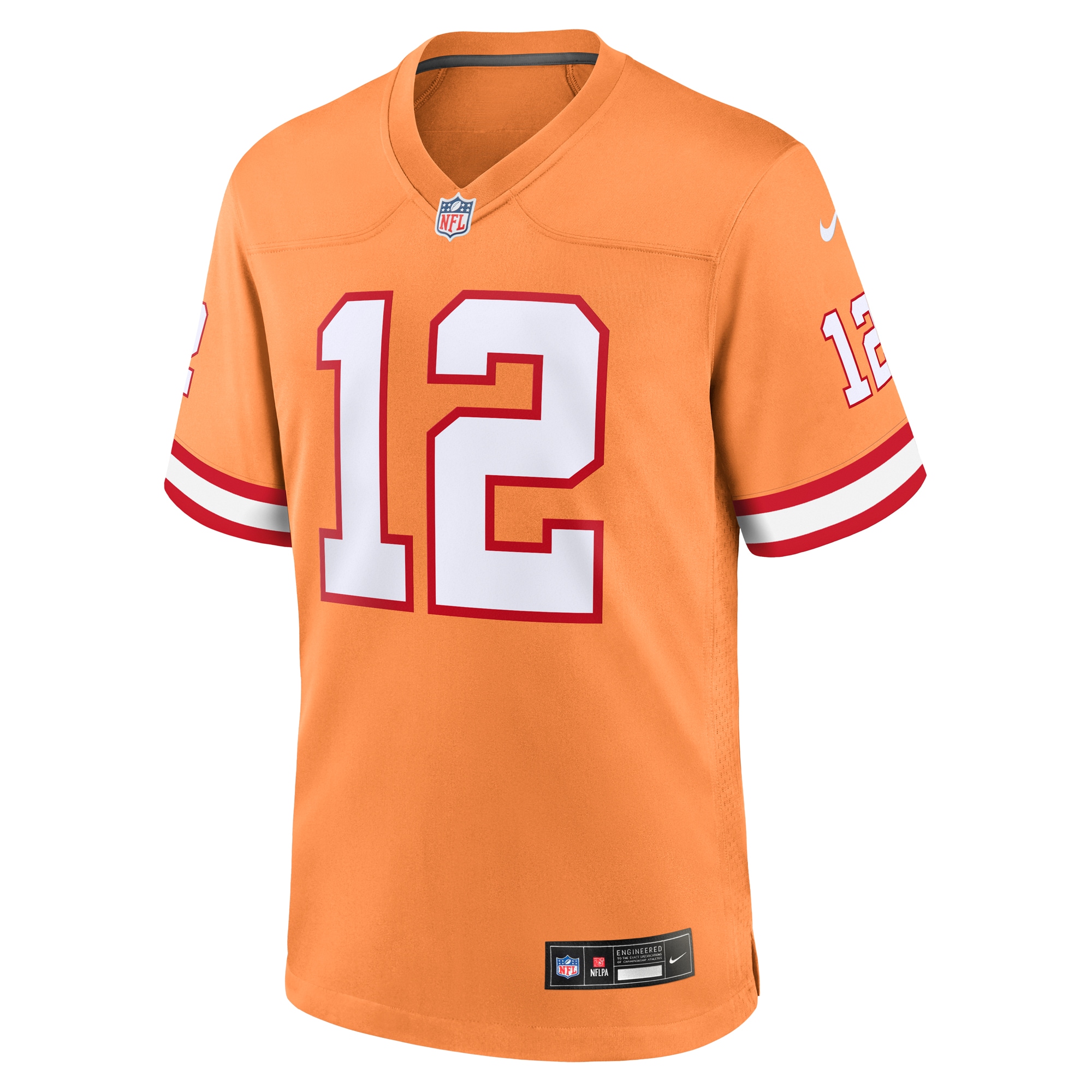 Tampa Bay Buccaneers Tom Brady Orange Throwback Game Jersey for Youth Women Men - Friend Lounge Store - Shop for All Things Jerseys Sports - PersonalJerseys