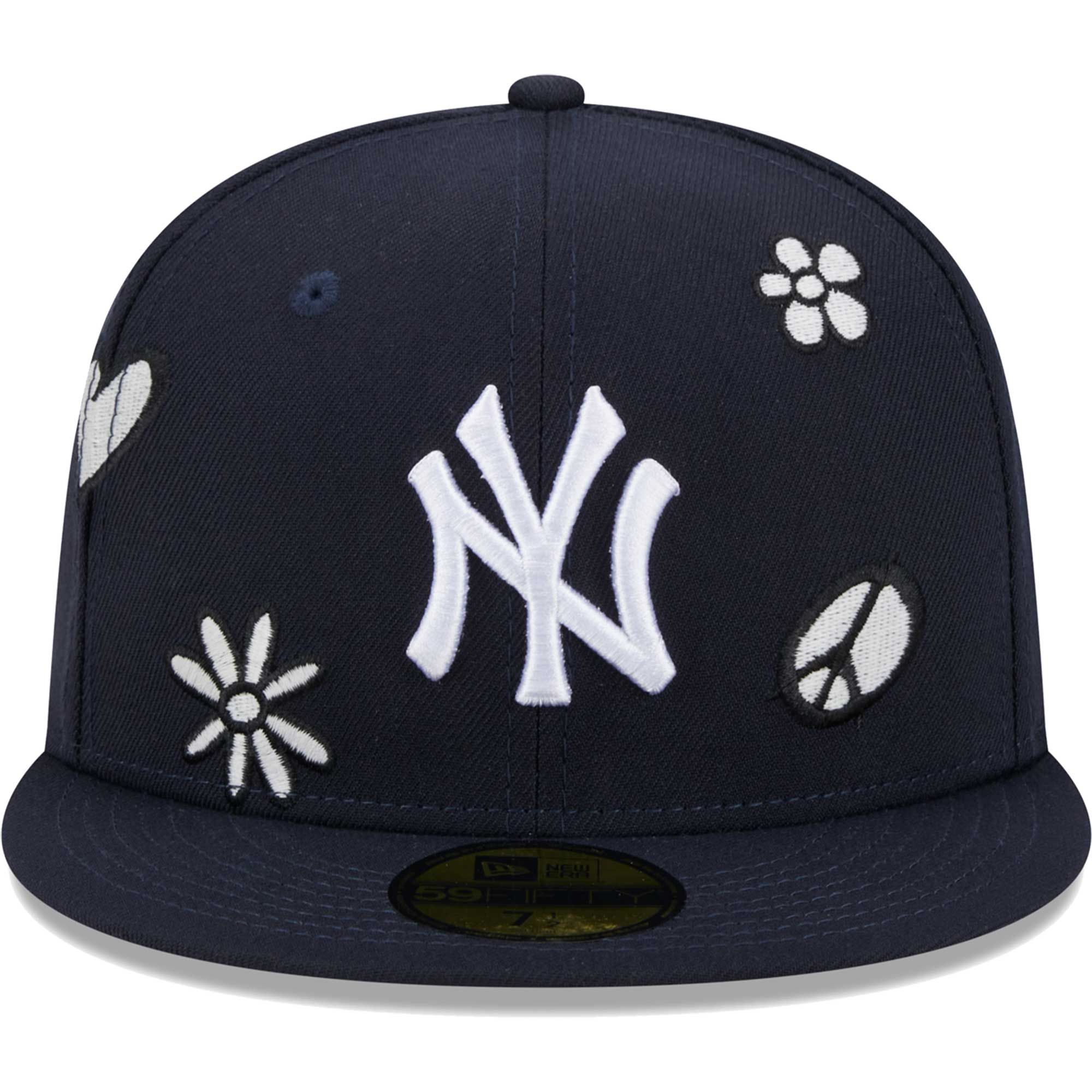 New York Yankees New Era Sunlight Pop 59FIFTY Fitted Hat - Navy - PersonalJerseys