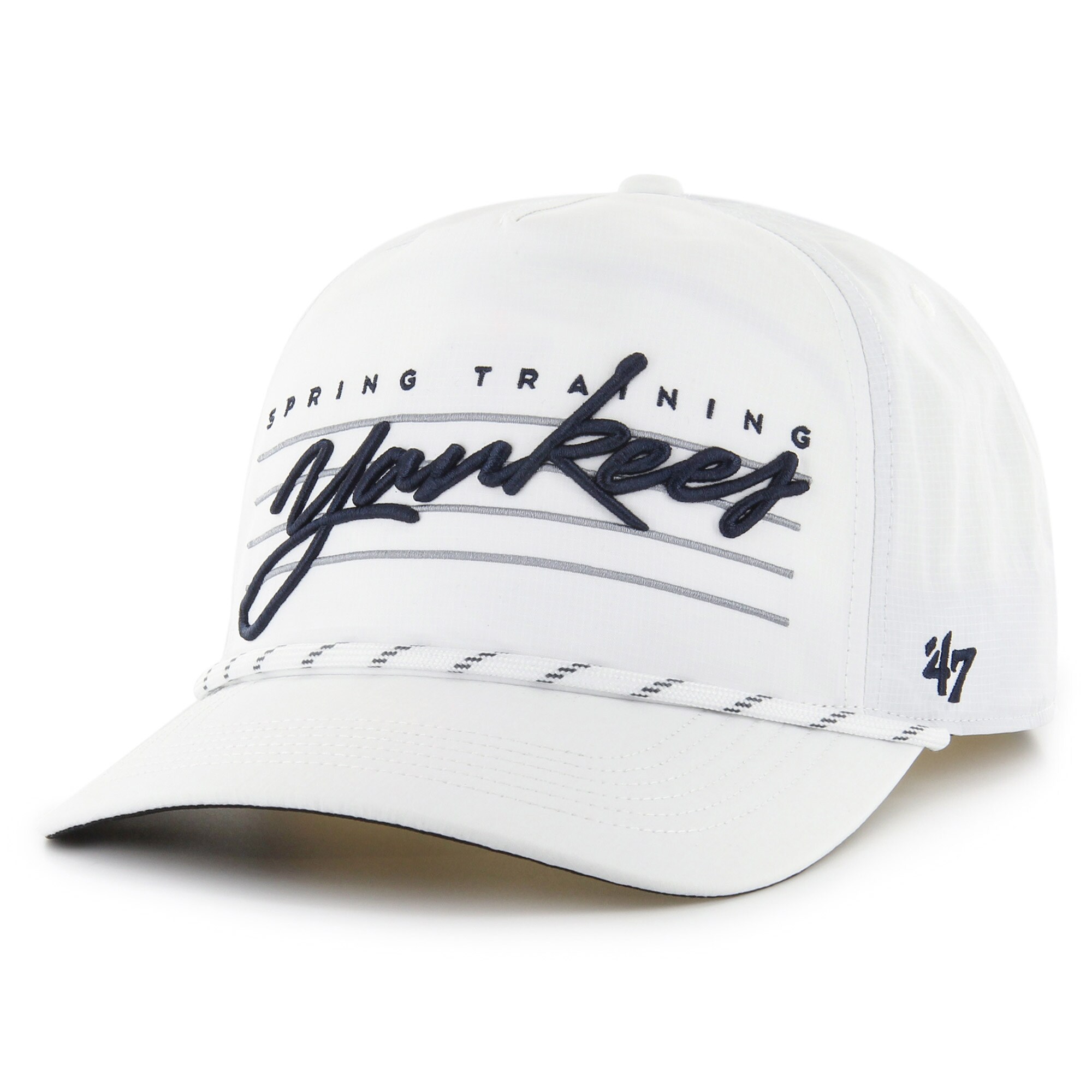 New York Yankees '47 Downburst Hitch Snapback Hat - White - PersonalJerseys