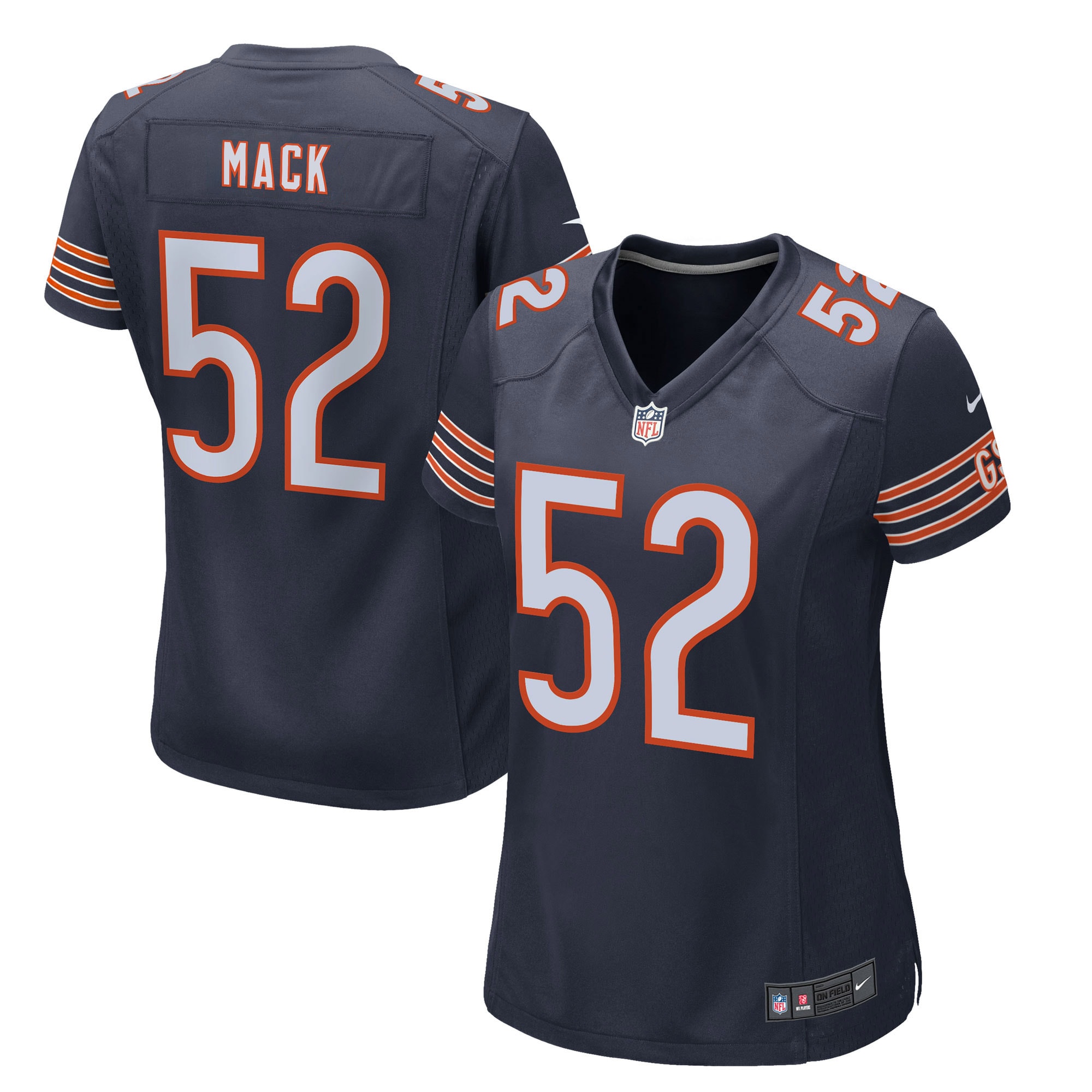 Khalil Mack Chicago Bears Nike Women's Game Player Jersey - Navy - PersonalJerseys