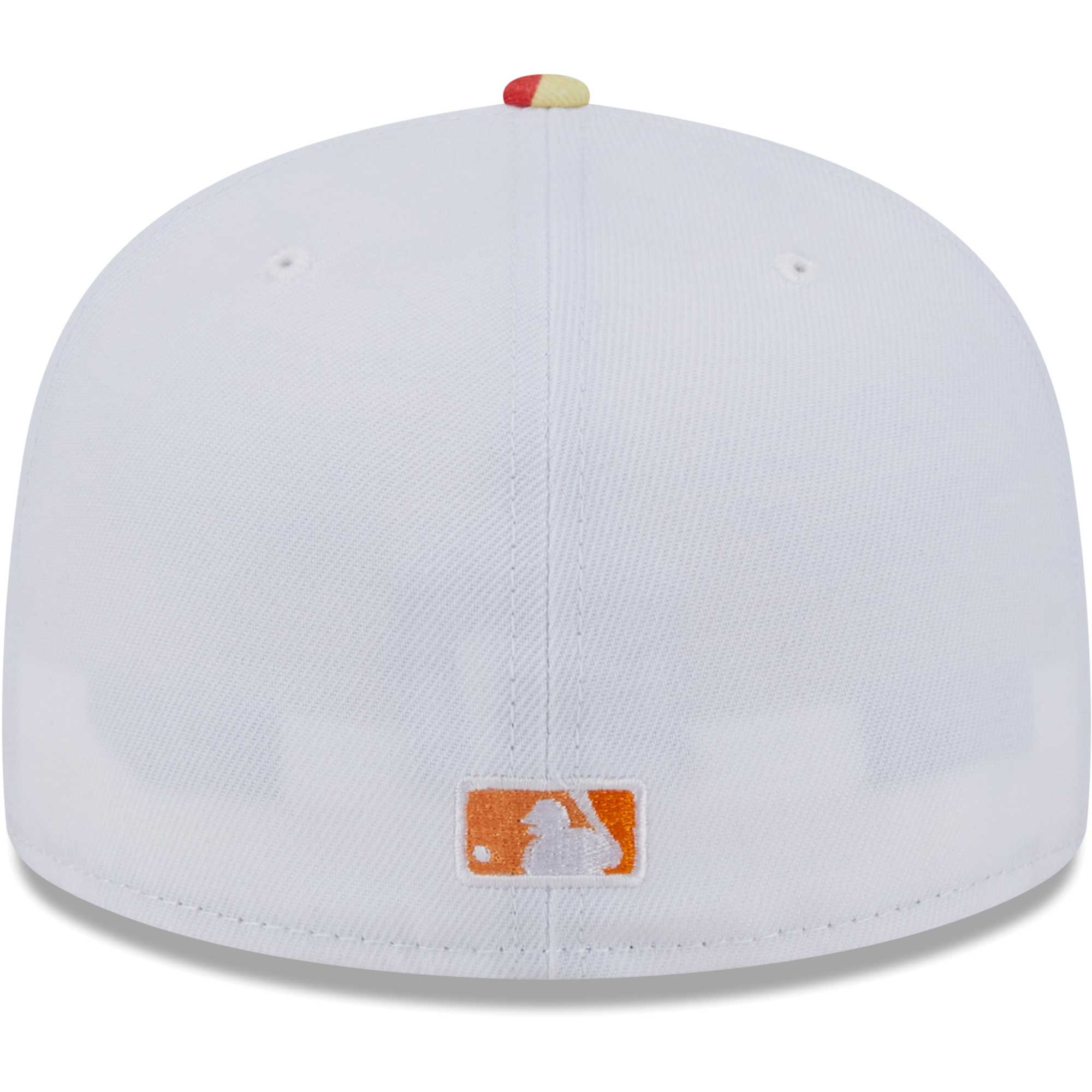 New York Yankees New Era Flamingo 59FIFTY Fitted Hat - White/Orange - PersonalJerseys