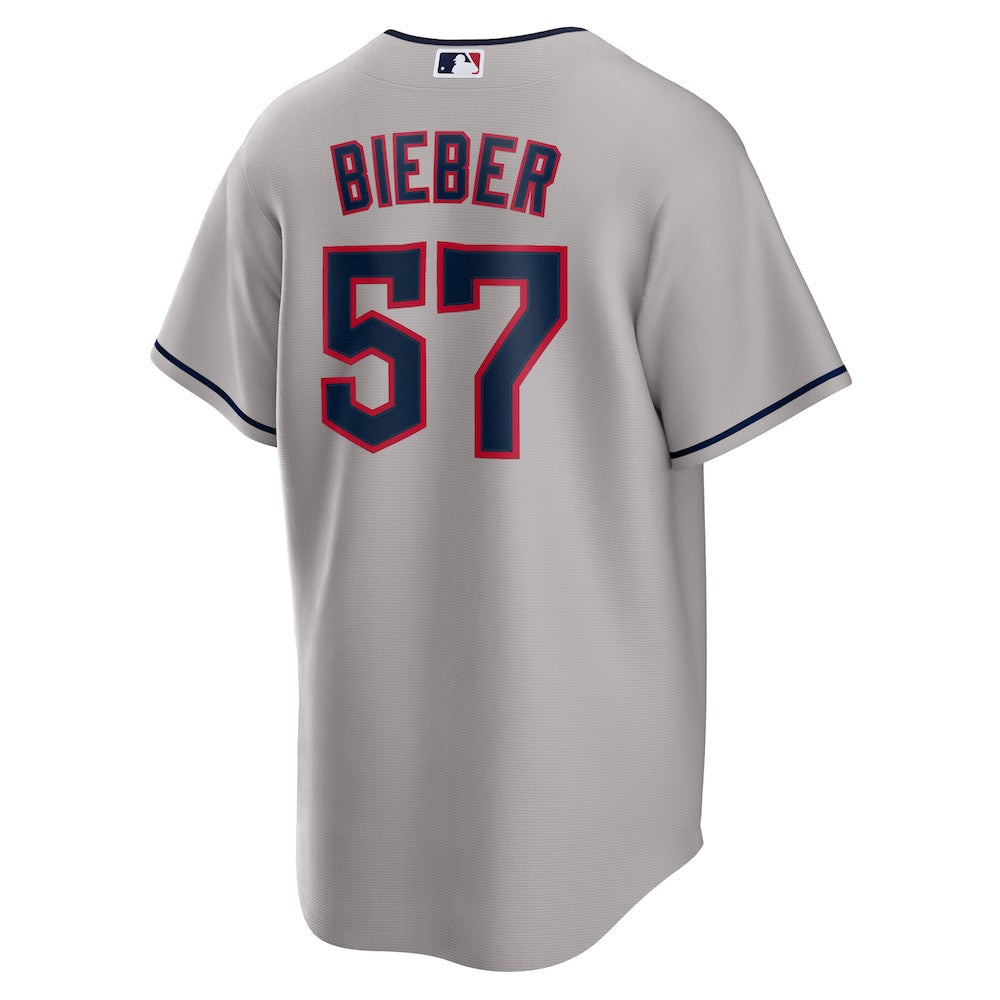 MLB Men's Cleveland Guardians Shane Bieber Road Replica Player Jersey - Friend Lounge Store - Shop for All Things Jerseys Sports - PersonalJerseys