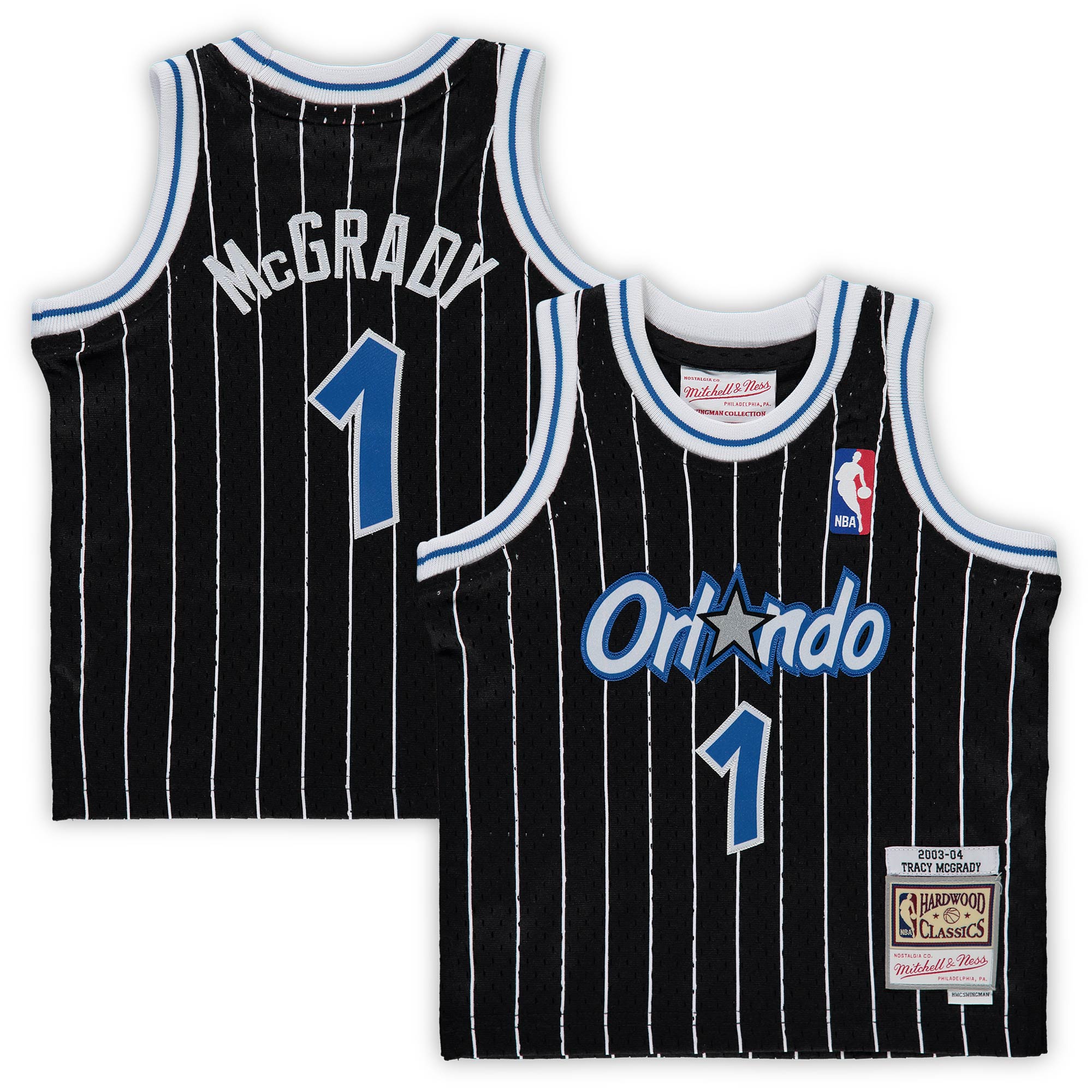 Tracy McGrady Orlando Magic Mitchell & Ness Infant 2003/04 Hardwood Classics Retired Player Jersey - Black - PersonalJerseys