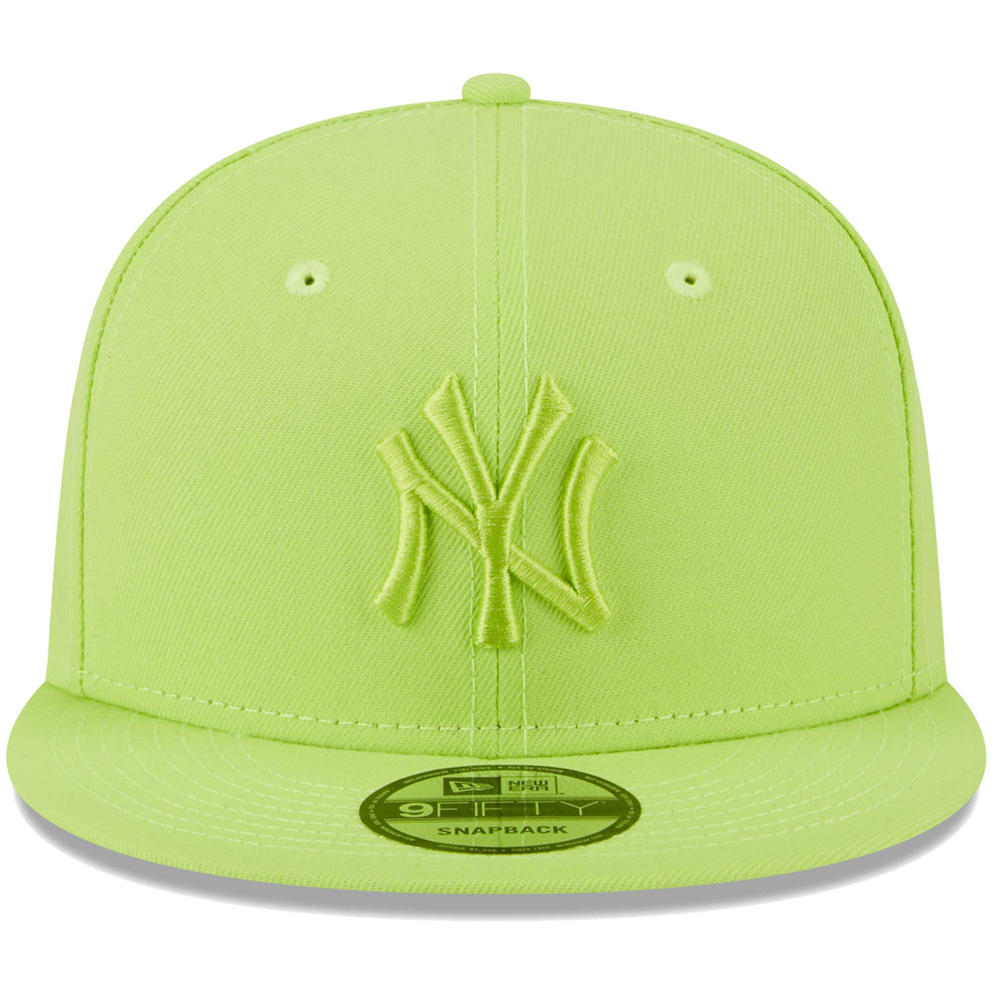 New York Yankees New Era Spring Color Basic 9FIFTY Snapback Hat - Neon Green - PersonalJerseys