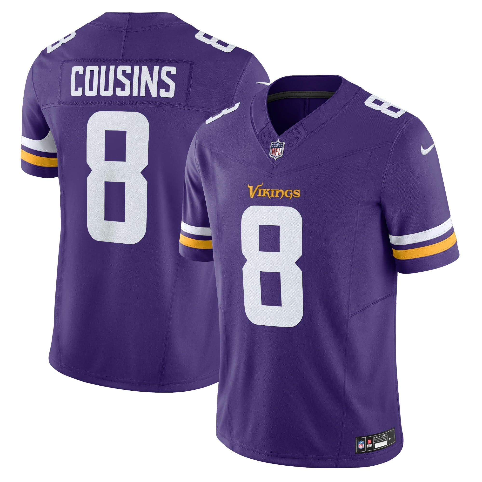 Men's Nike Kirk Cousins Purple Minnesota Vikings Vapor F.U.S.E. Limited Jersey - PersonalJerseys