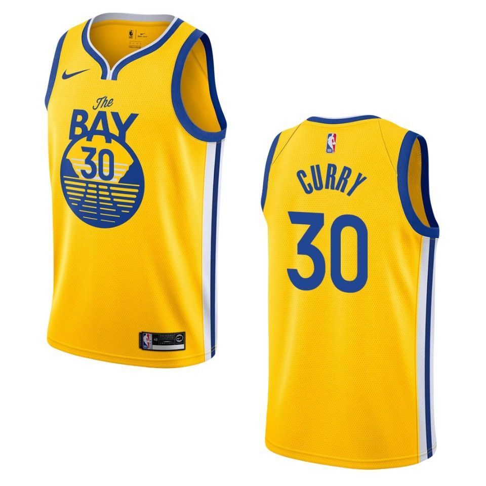 Men's 2019-20 Golden State Warriors #30 Stephen Curry Statement Swingman Jersey - Gold - Friend Lounge Store - Shop for All Things Jerseys Sports - PersonalJerseys