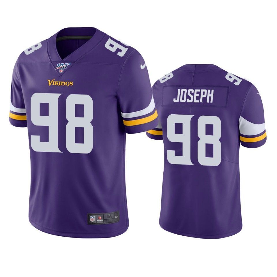 Minnesota Vikings Linval Joseph Purple 100th Season Vapor Limited Jersey - Friend Lounge Store - Shop for All Things Jerseys Sports - PersonalJerseys