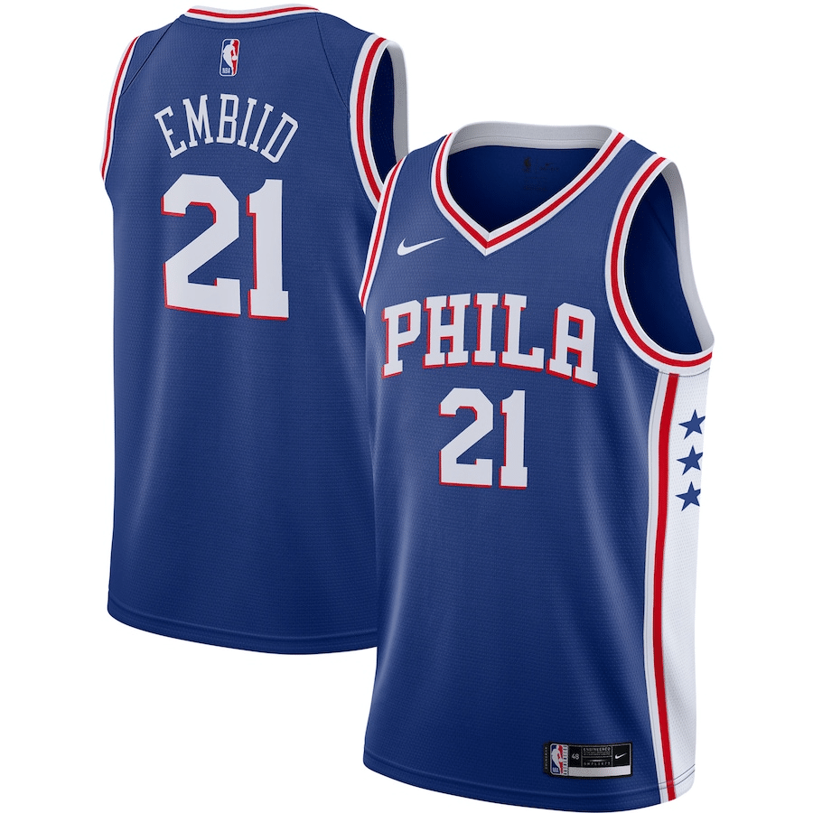 Joel Embiid Philadelphia 76ers 202021 Swingman Jersey - Royal - Icon Edition - Friend Lounge Store - Shop for All Things Jerseys Sports - PersonalJerseys
