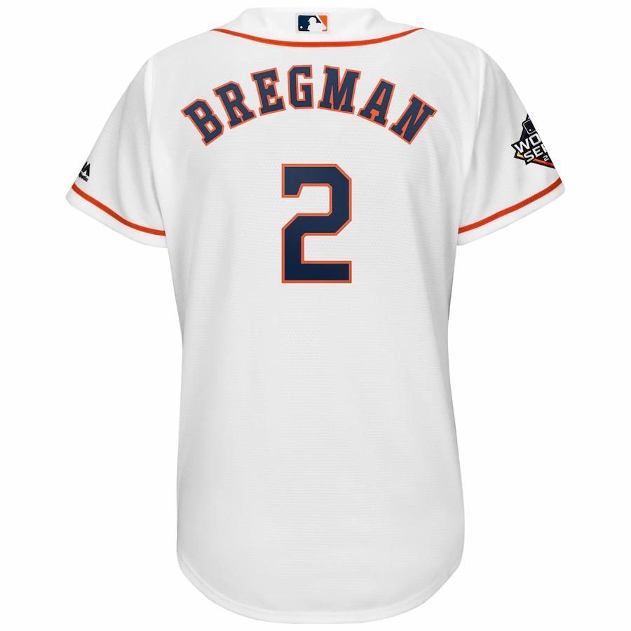 Alex Bregman Houston Astros Majestic Women's 2019 World Series Bound Official Cool Base Player Jersey - White - Friend Lounge Store - Shop for All Things Jerseys Sports - PersonalJerseys