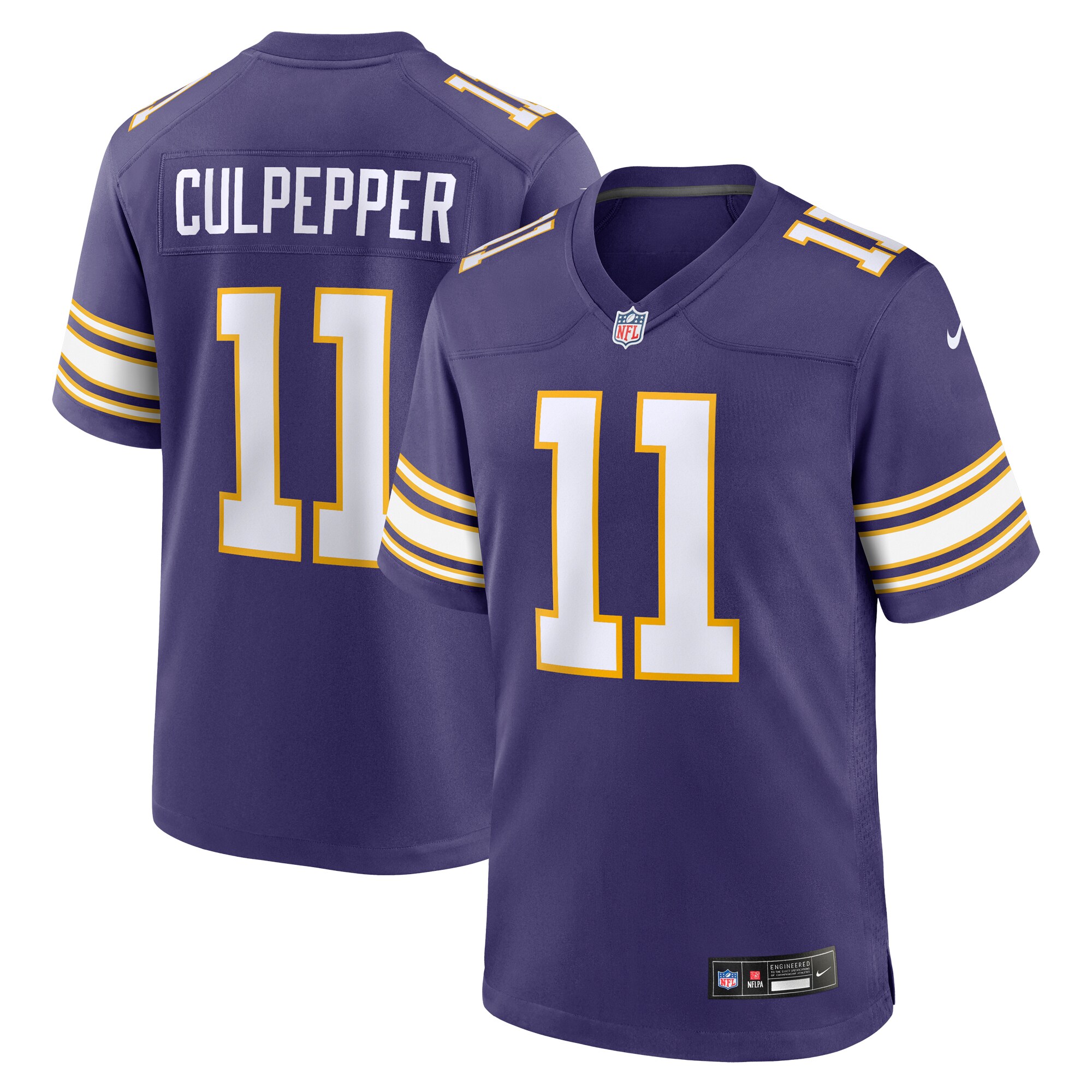 Daunte Culpepper Minnesota Vikings Nike Classic Retired Player Game Jersey - Purple - PersonalJerseys