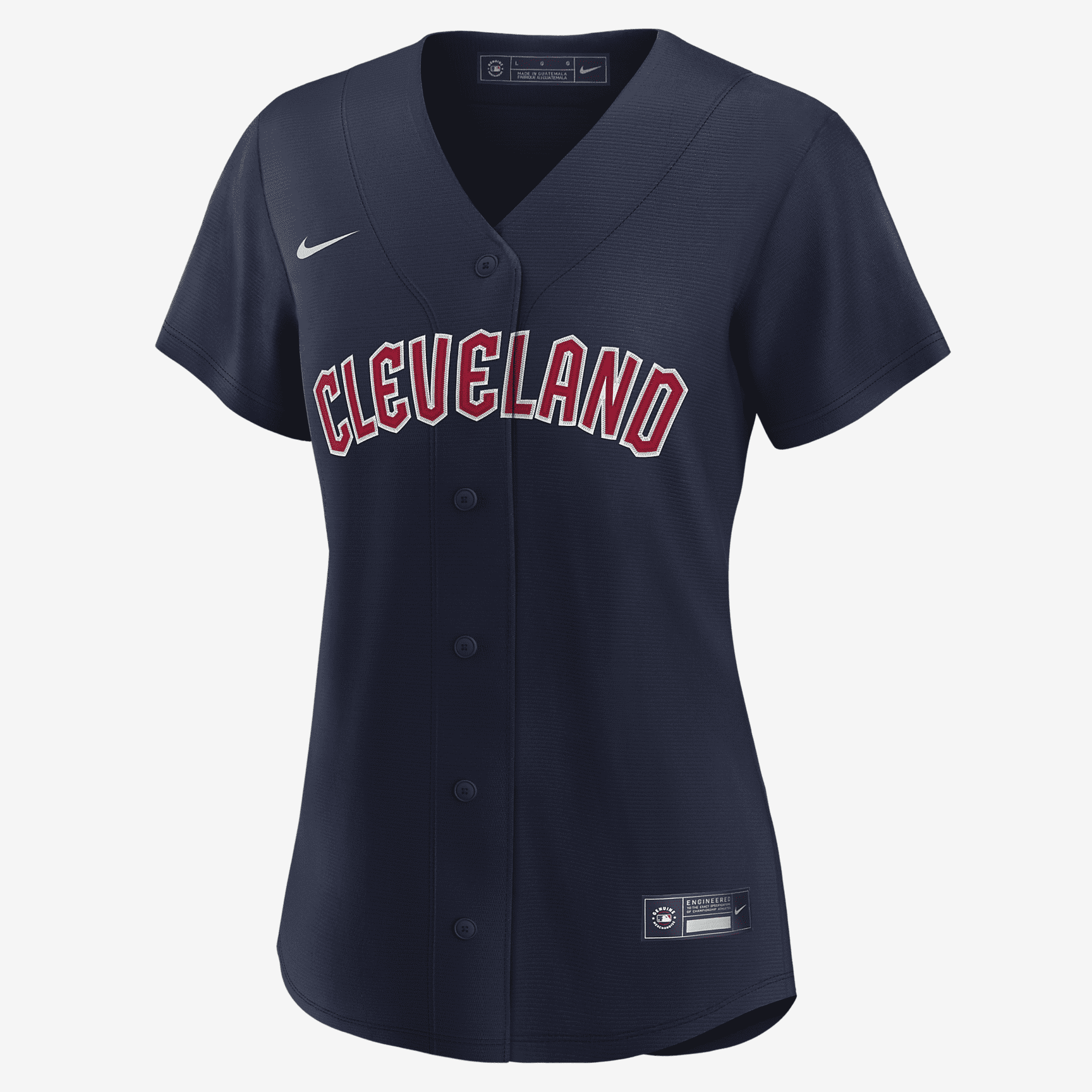 MLB Cleveland Guardians Women's Replica Baseball Jersey - Navy - PersonalJerseys