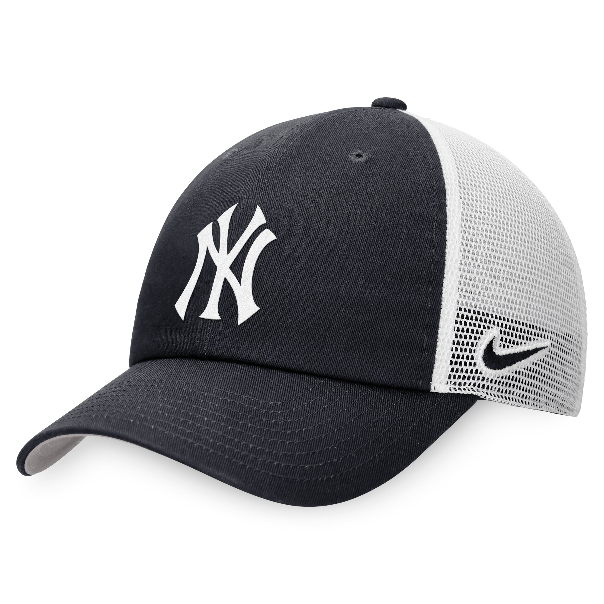 New York Yankees Nike Heritage86 Lightweight Unstructured Adjustable Trucker Hat - Navy/White - PersonalJerseys
