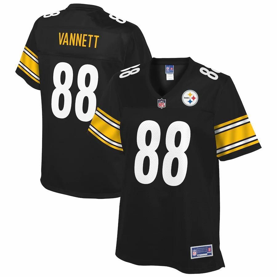 Nick Vannett Pittsburgh Steelers NFL Pro Line Women's Team Player Jersey - Black - Friend Lounge Store - Shop for All Things Jerseys Sports - PersonalJerseys