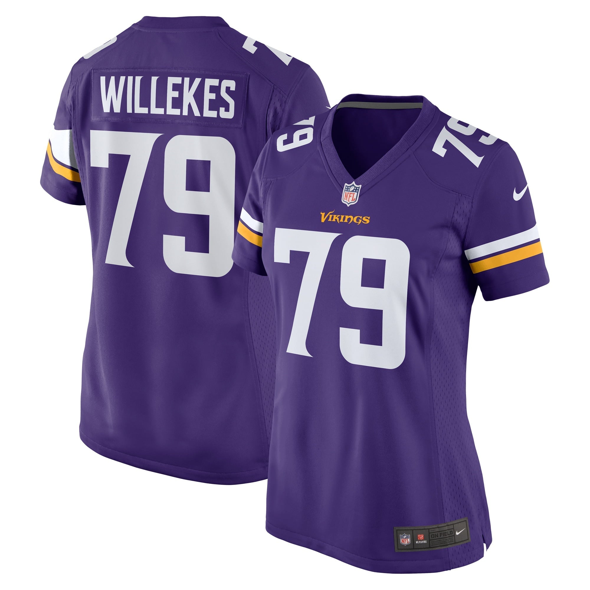 Women's Nike Kenny Willekes Purple Minnesota Vikings Game Jersey - PersonalJerseys