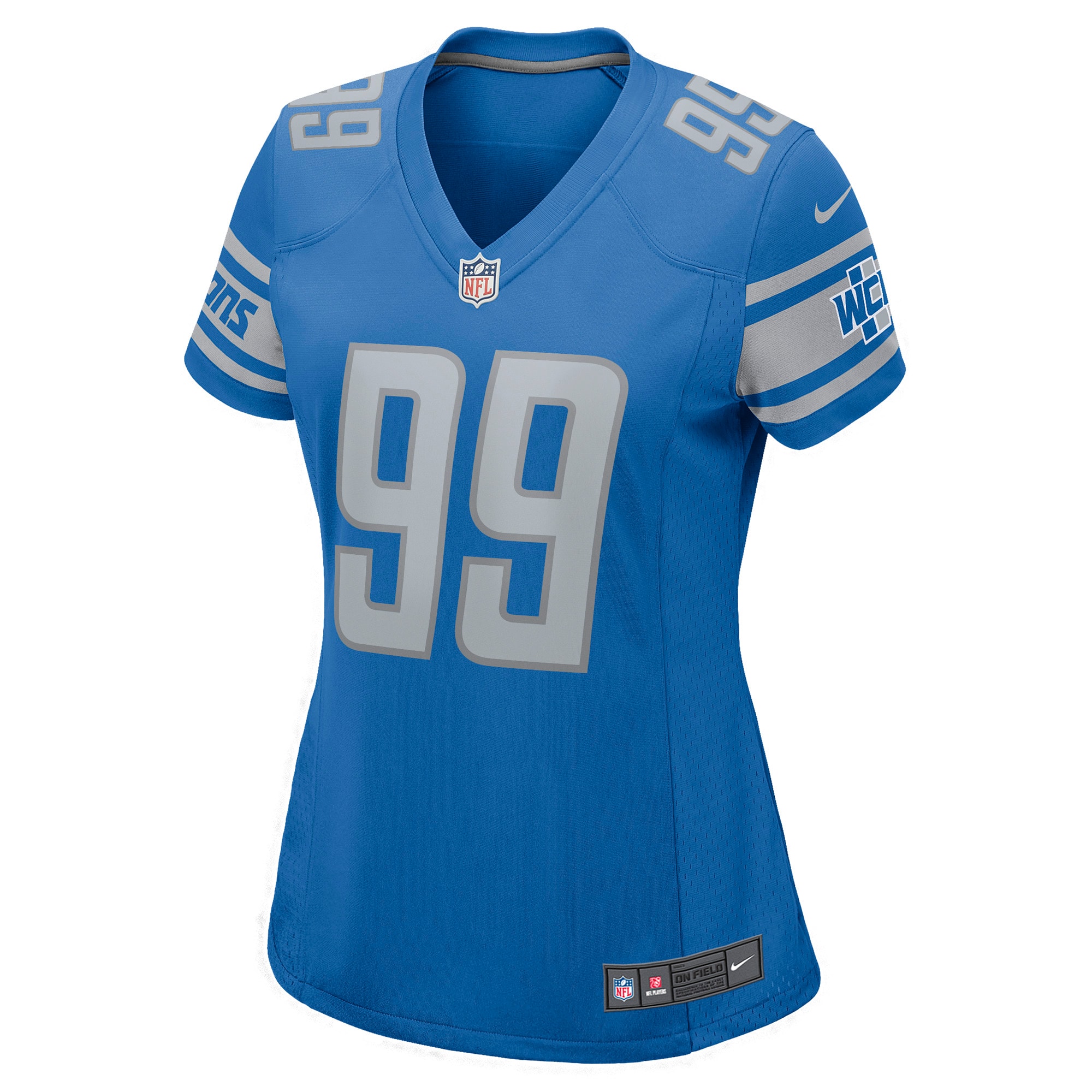 Detroit Lions Julian Okwara Blue Game Player Jersey for Youth Women Men - Friend Lounge Store - Shop for All Things Jerseys Sports - PersonalJerseys