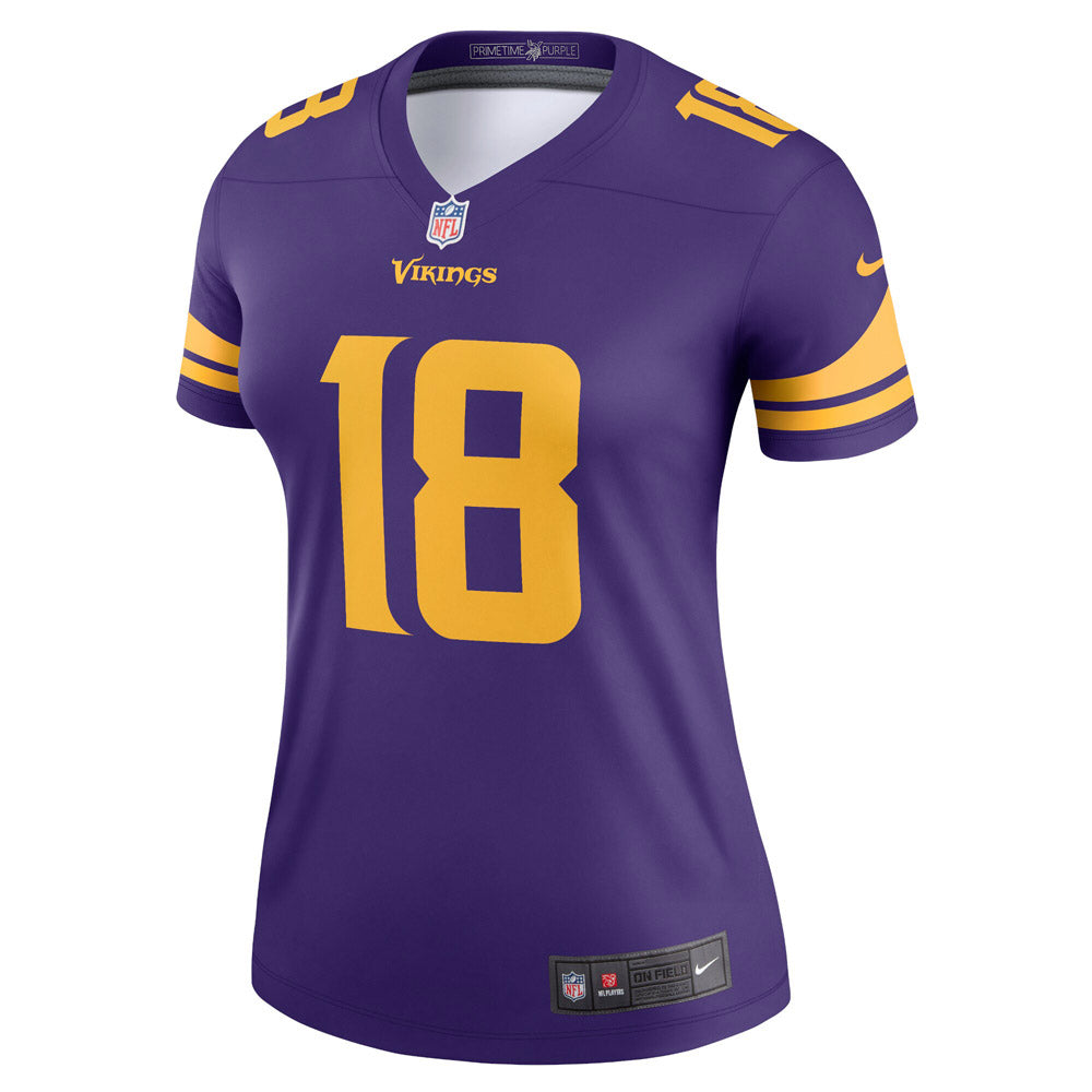 Women's Minnesota Vikings Justin Jefferson Alternate Legend Jersey Purple - Sports Wear Jersey - PersonalJerseys